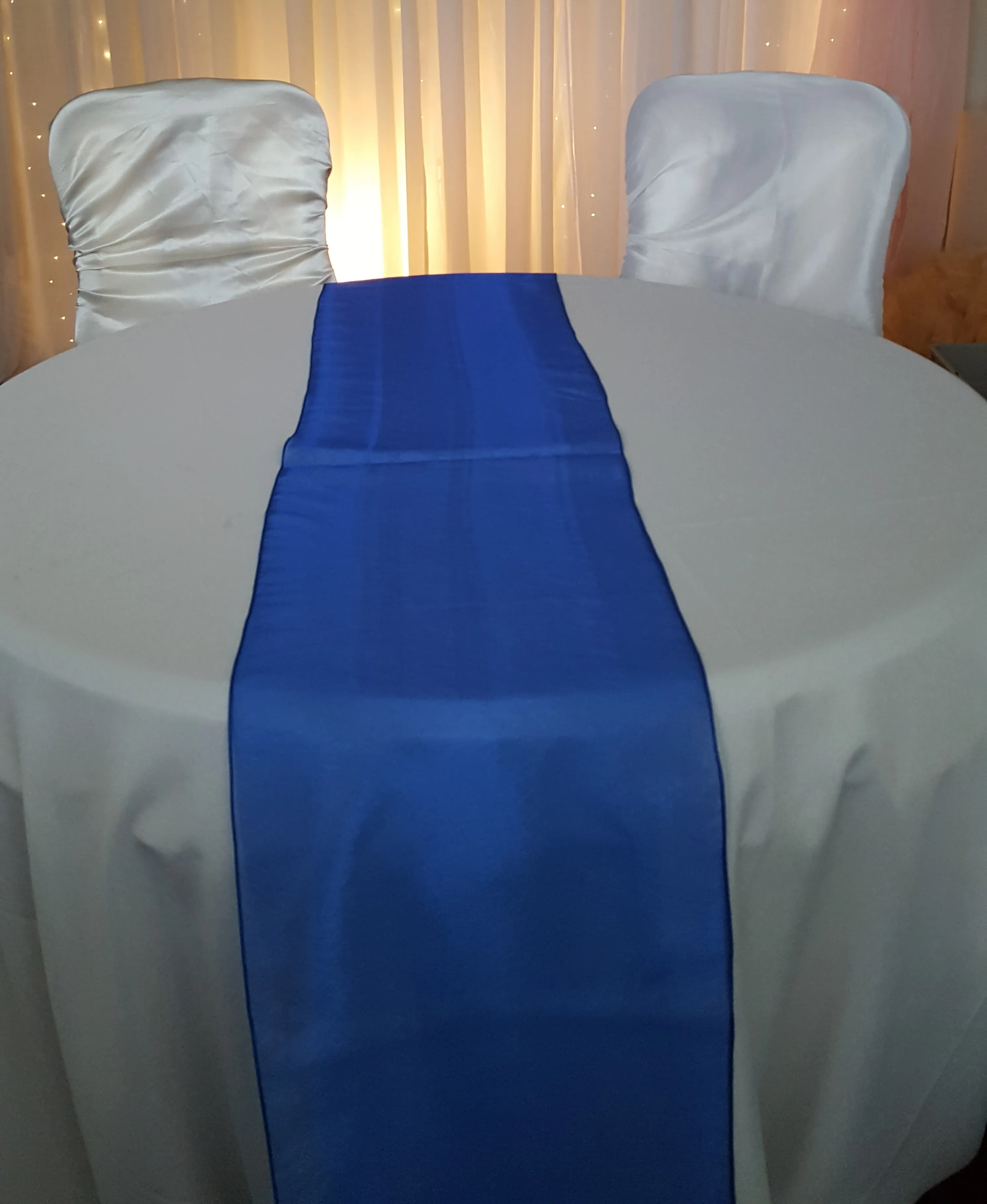 Table Runner - Organza - Cobalt