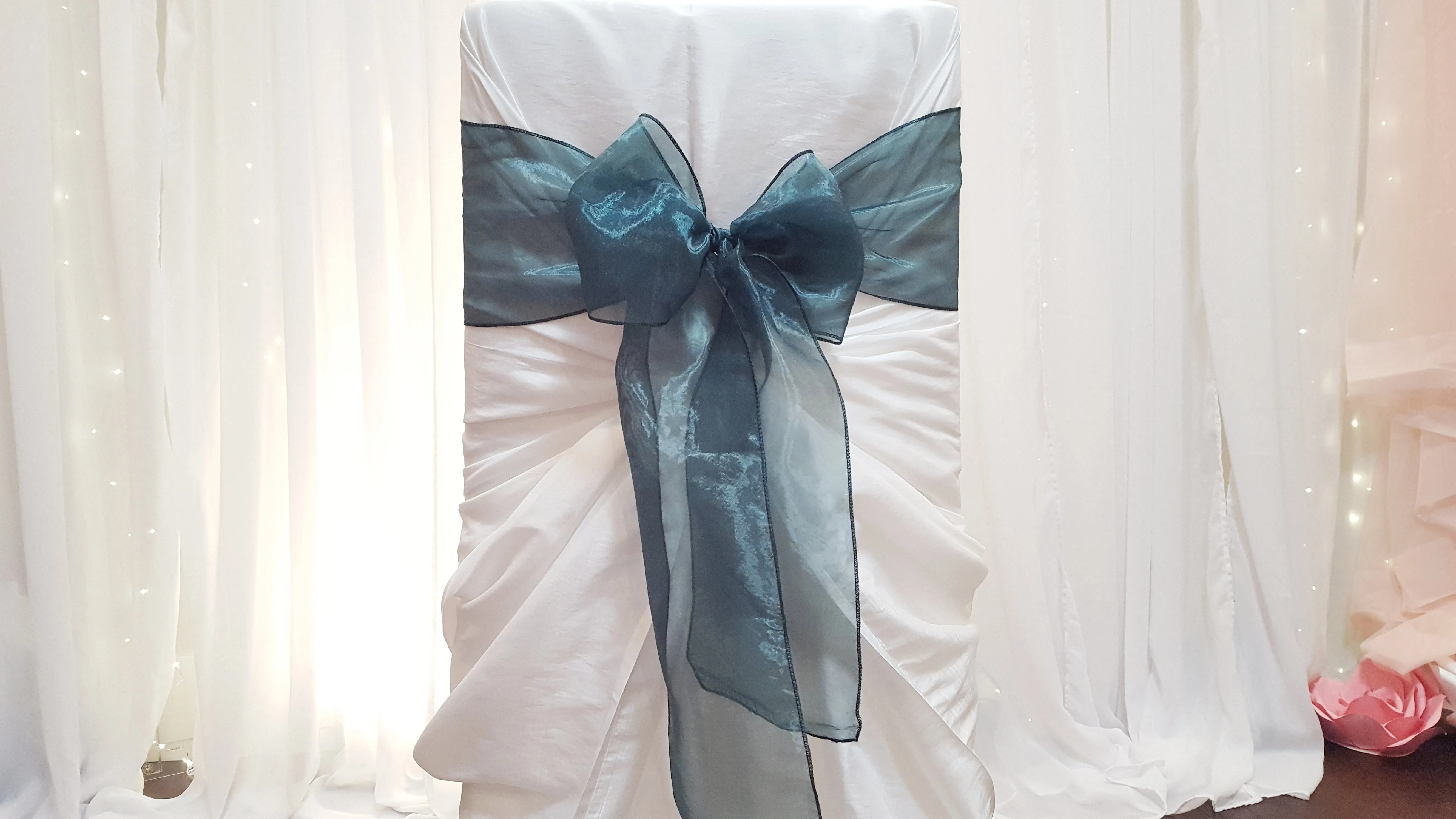 Sash - Organza - Hunter Green