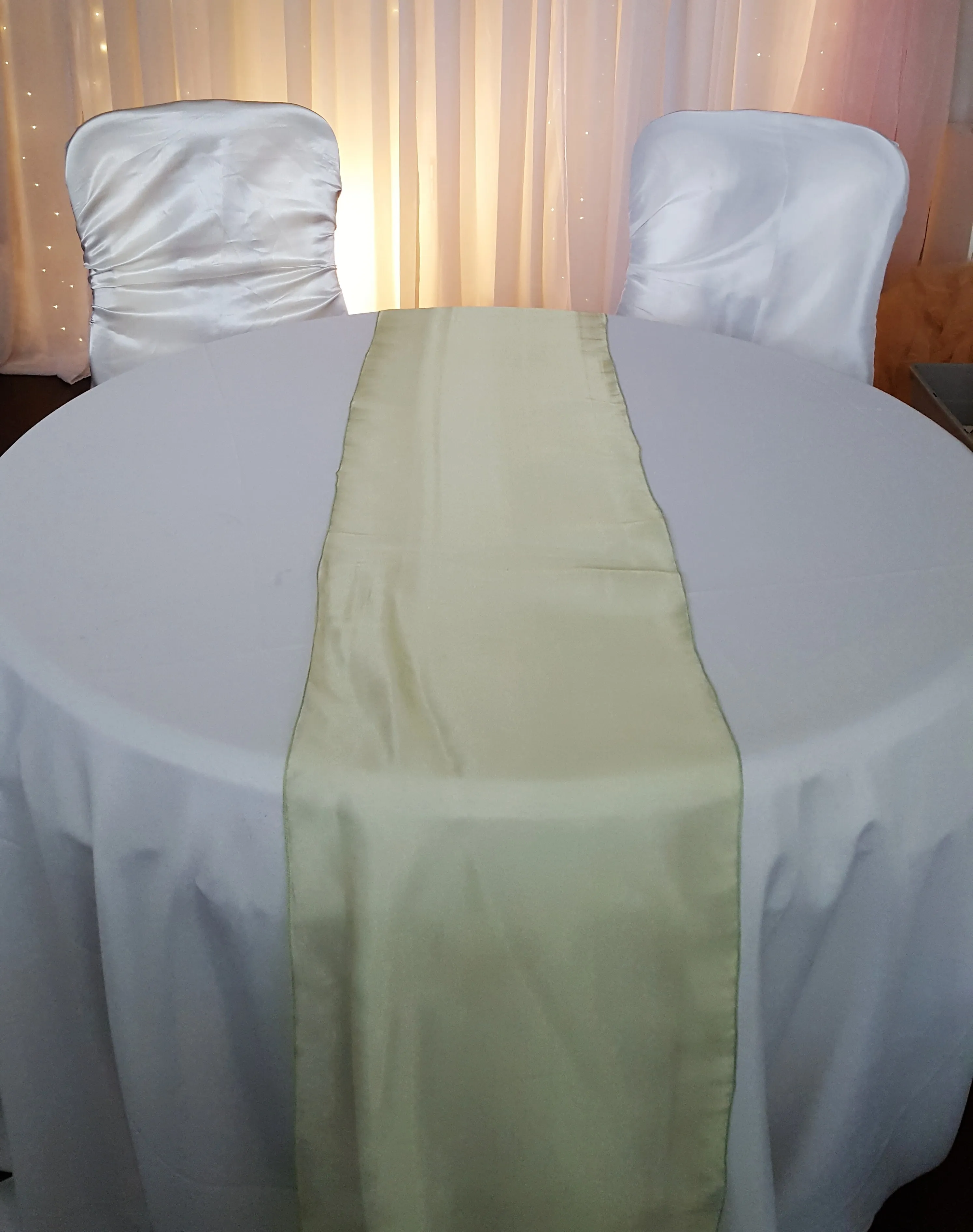 Table Runner - Organza - Sage