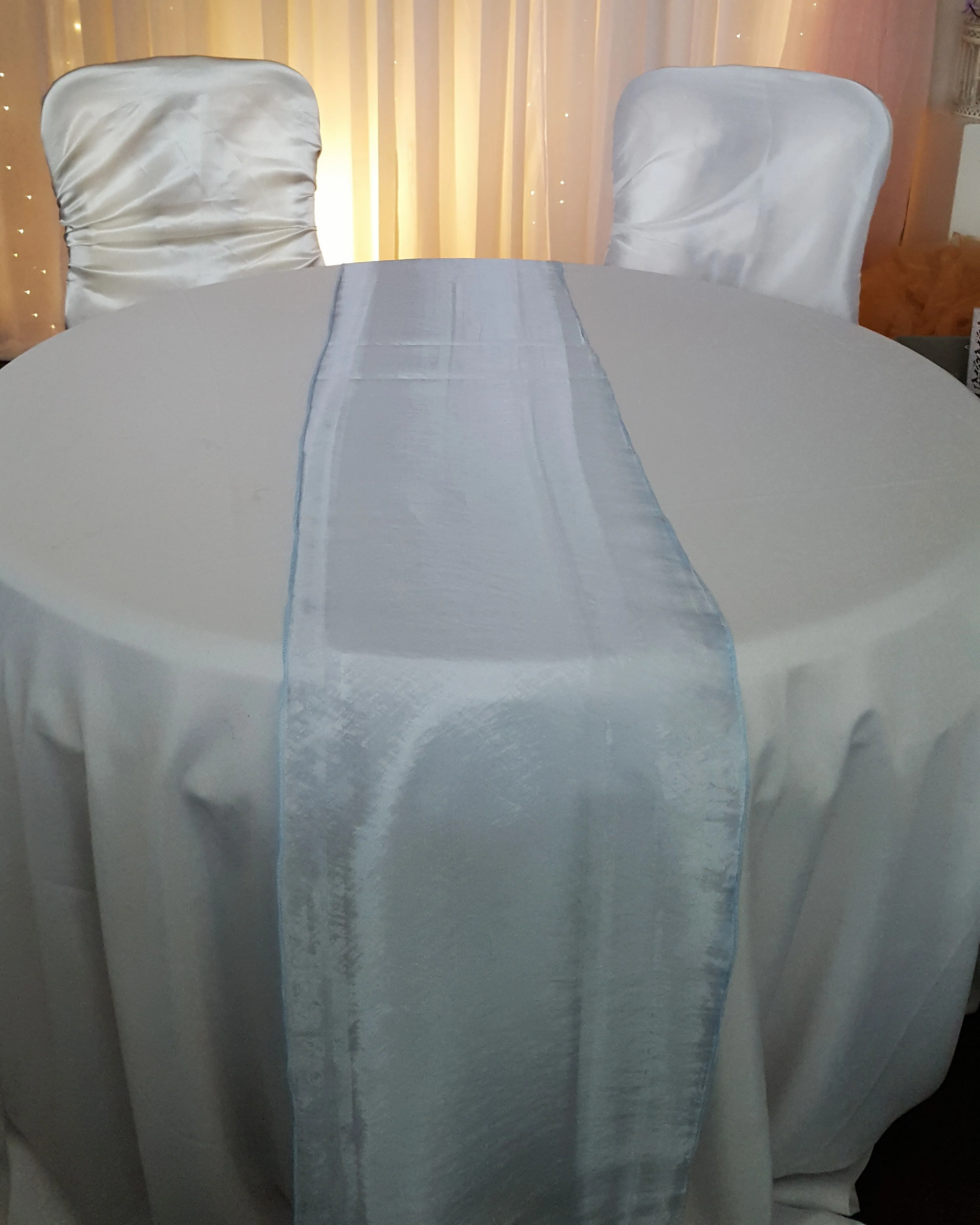 Table Runner - Organza - Periwinkle