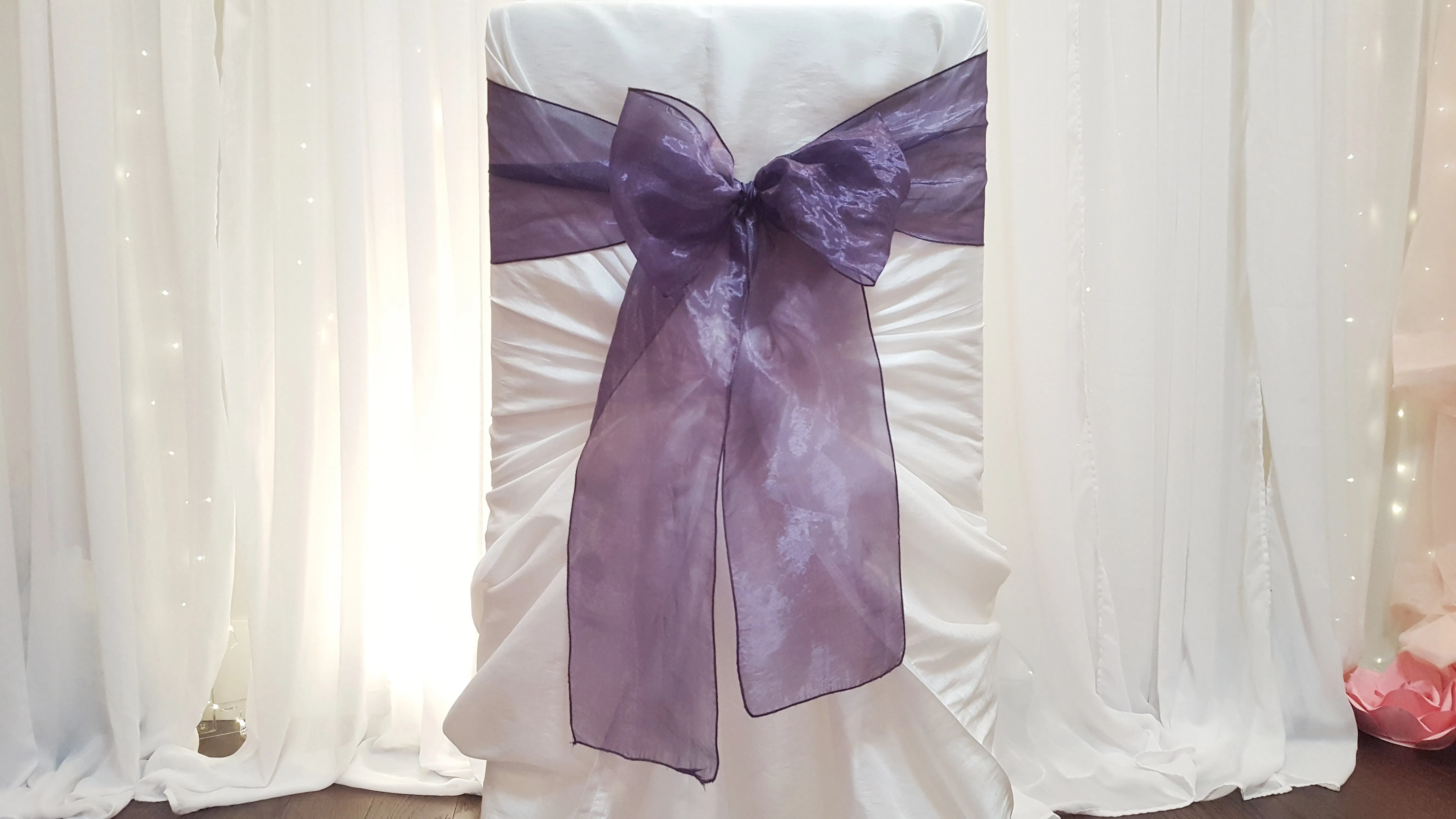 Sash - Organza - Violet