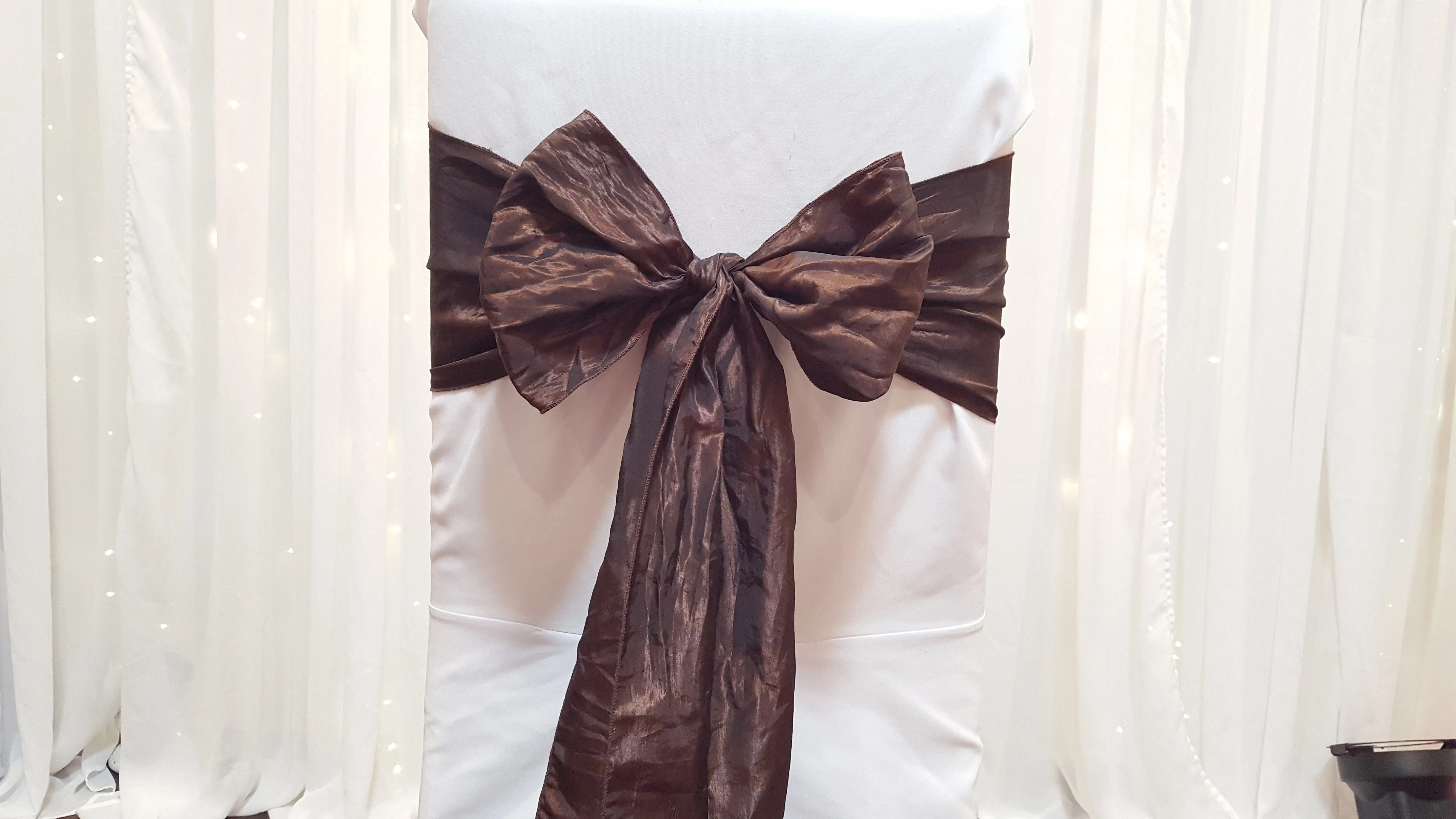 Sash - Taffeta - Chocolate