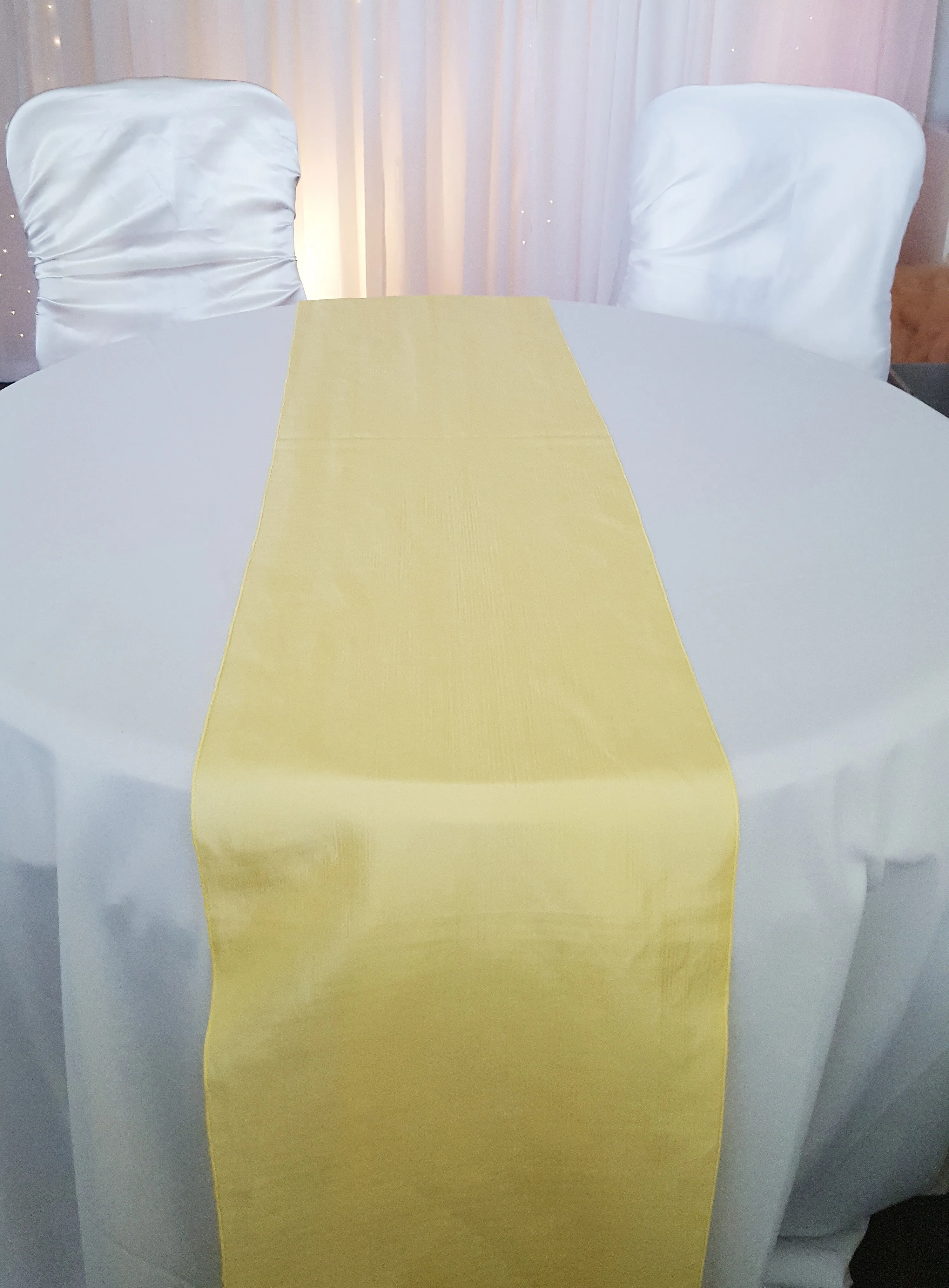 Table Runner - Taffeta - Yellow