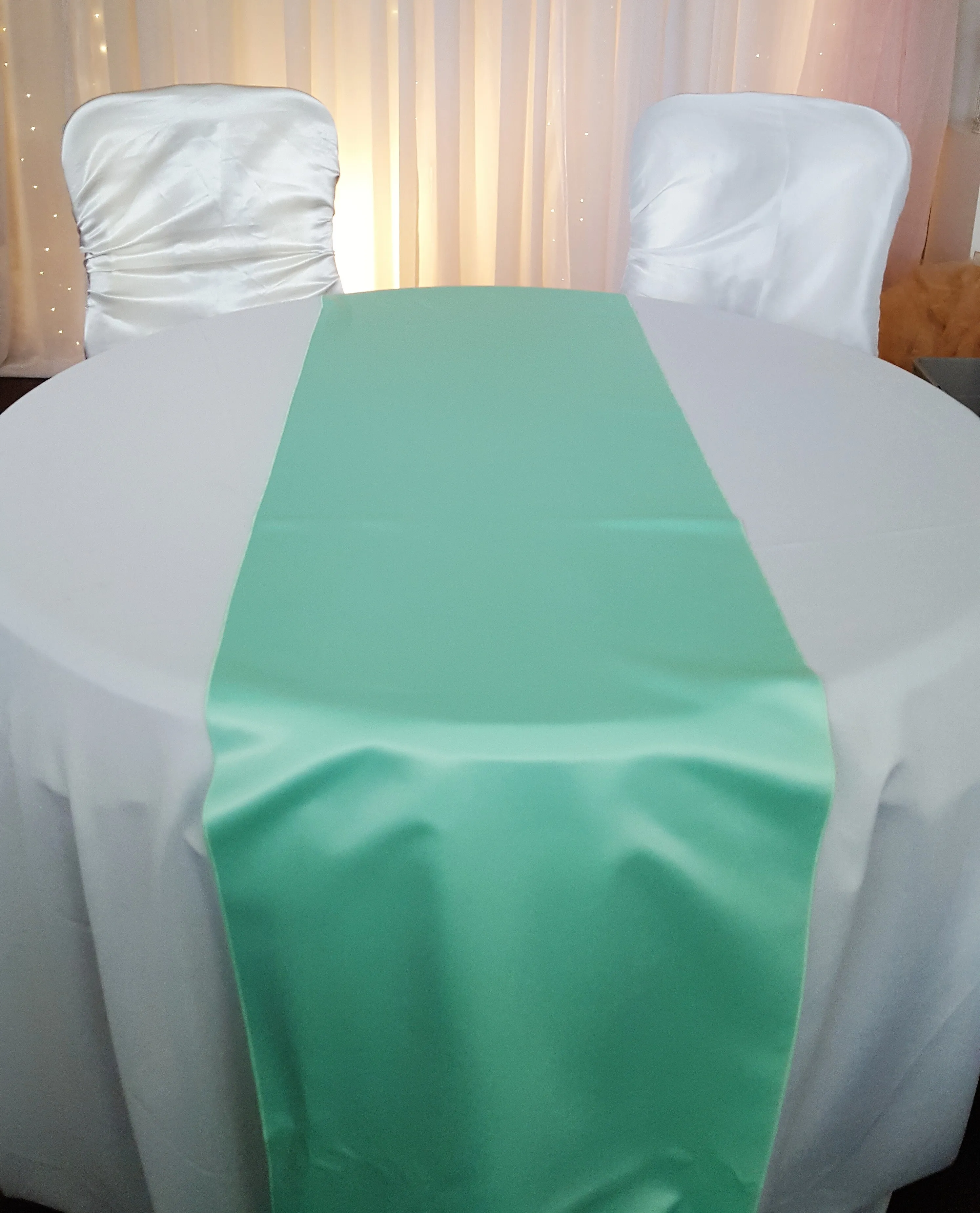 Table Runner - Satin - Mint