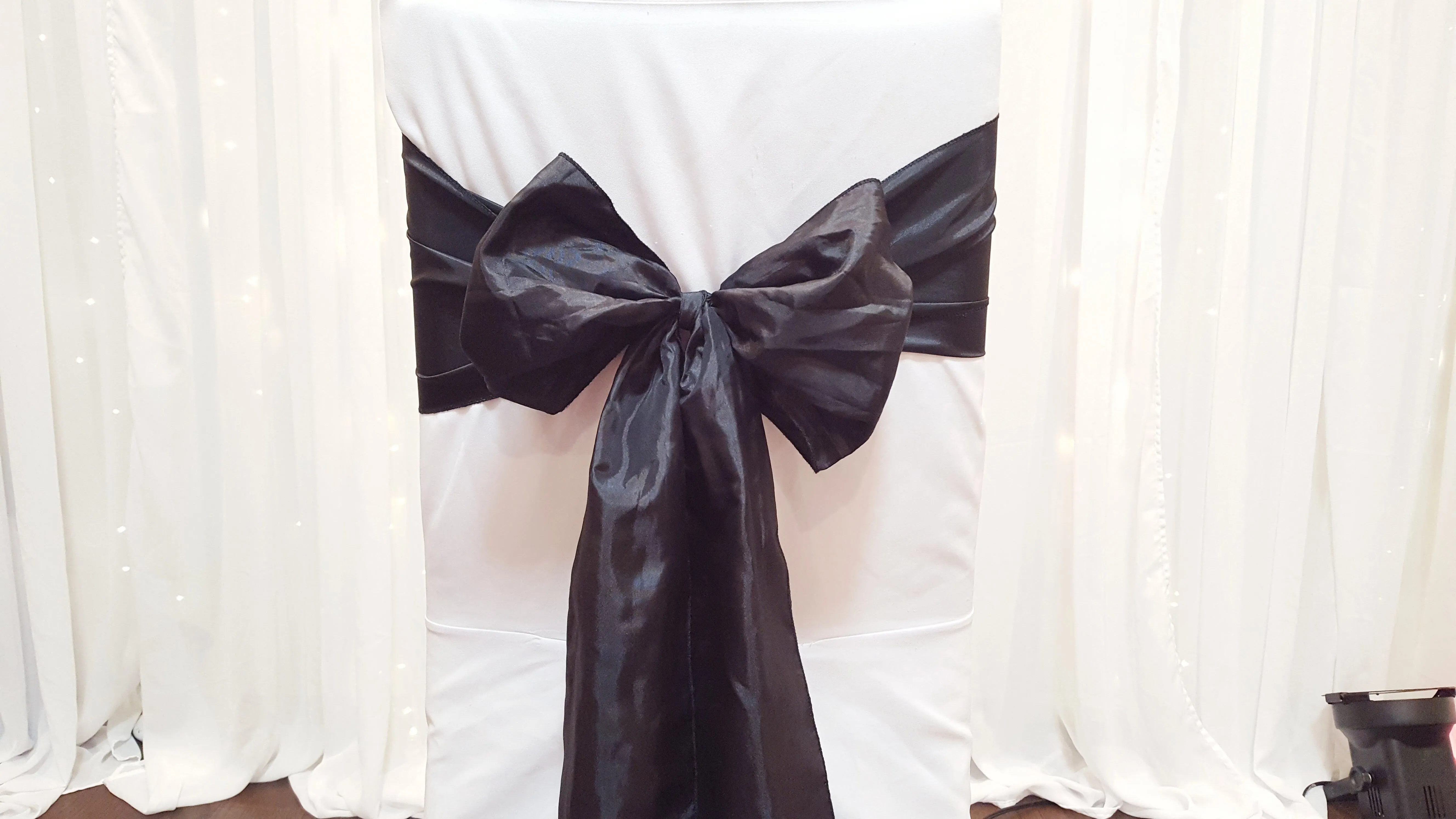 Sash - Taffeta - Black