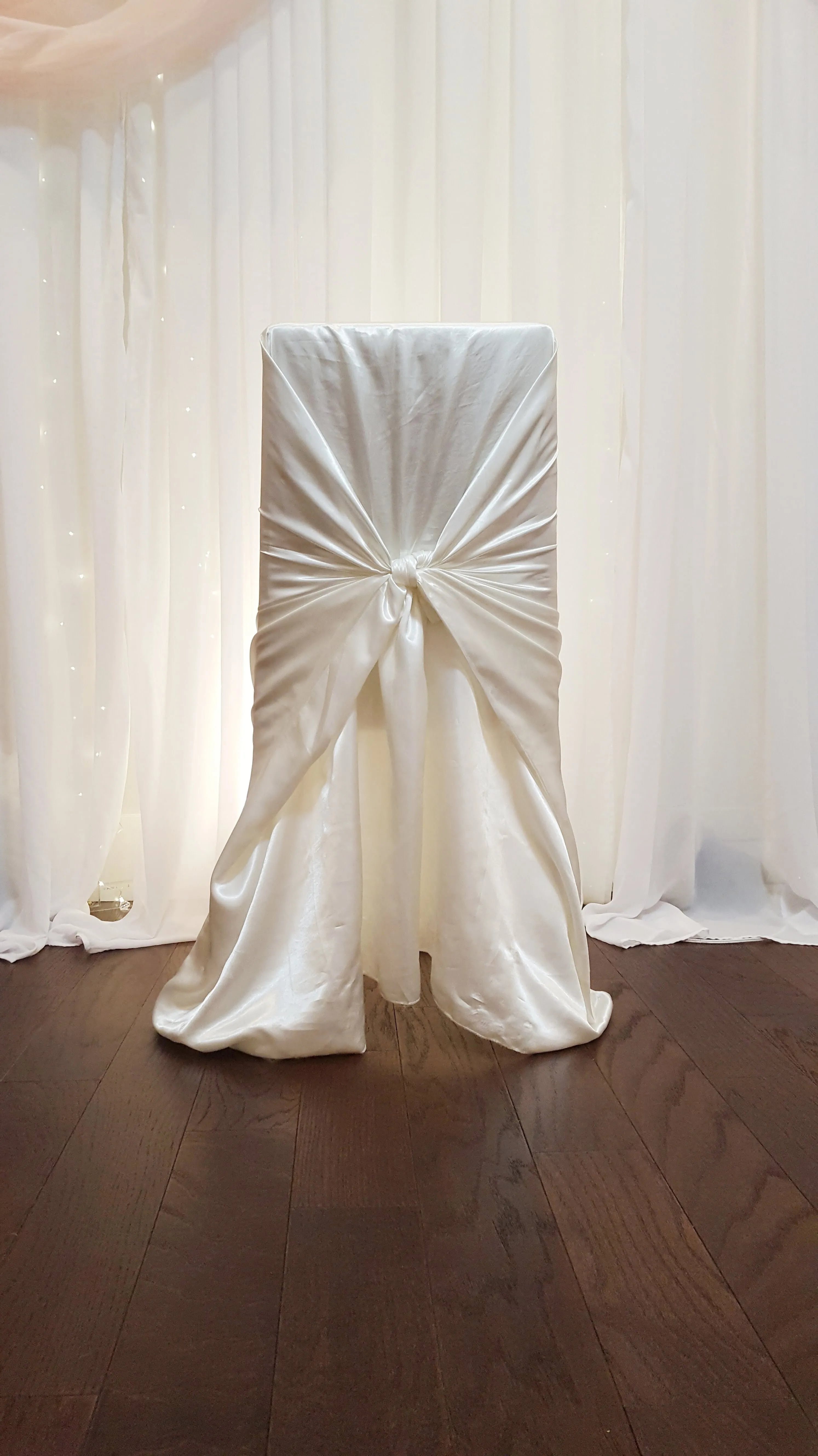 Chair Cover - Wrap - Ivory