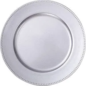 Table Decor - Charger Plate - Silver