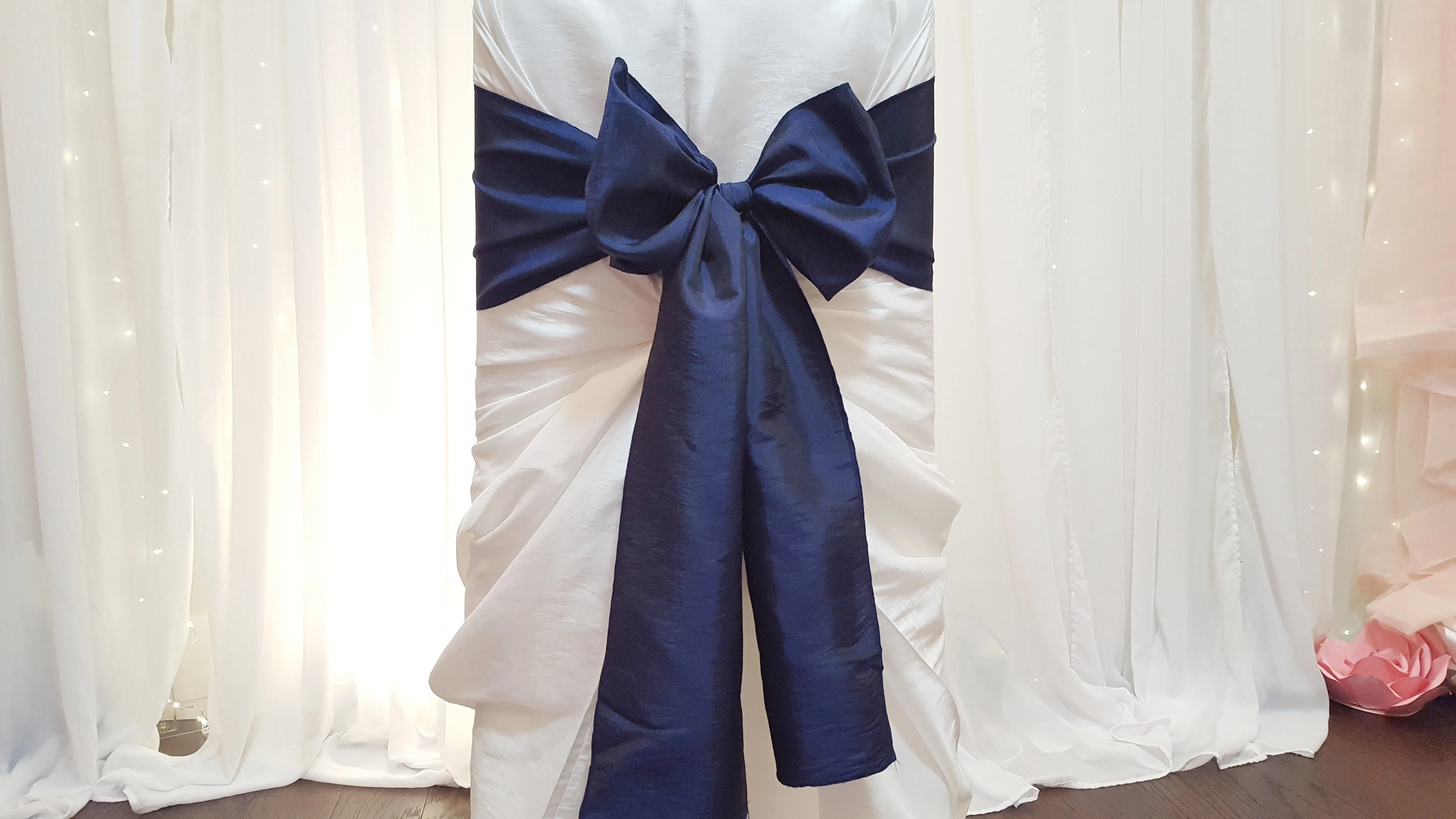 Sash - Taffeta - Navy
