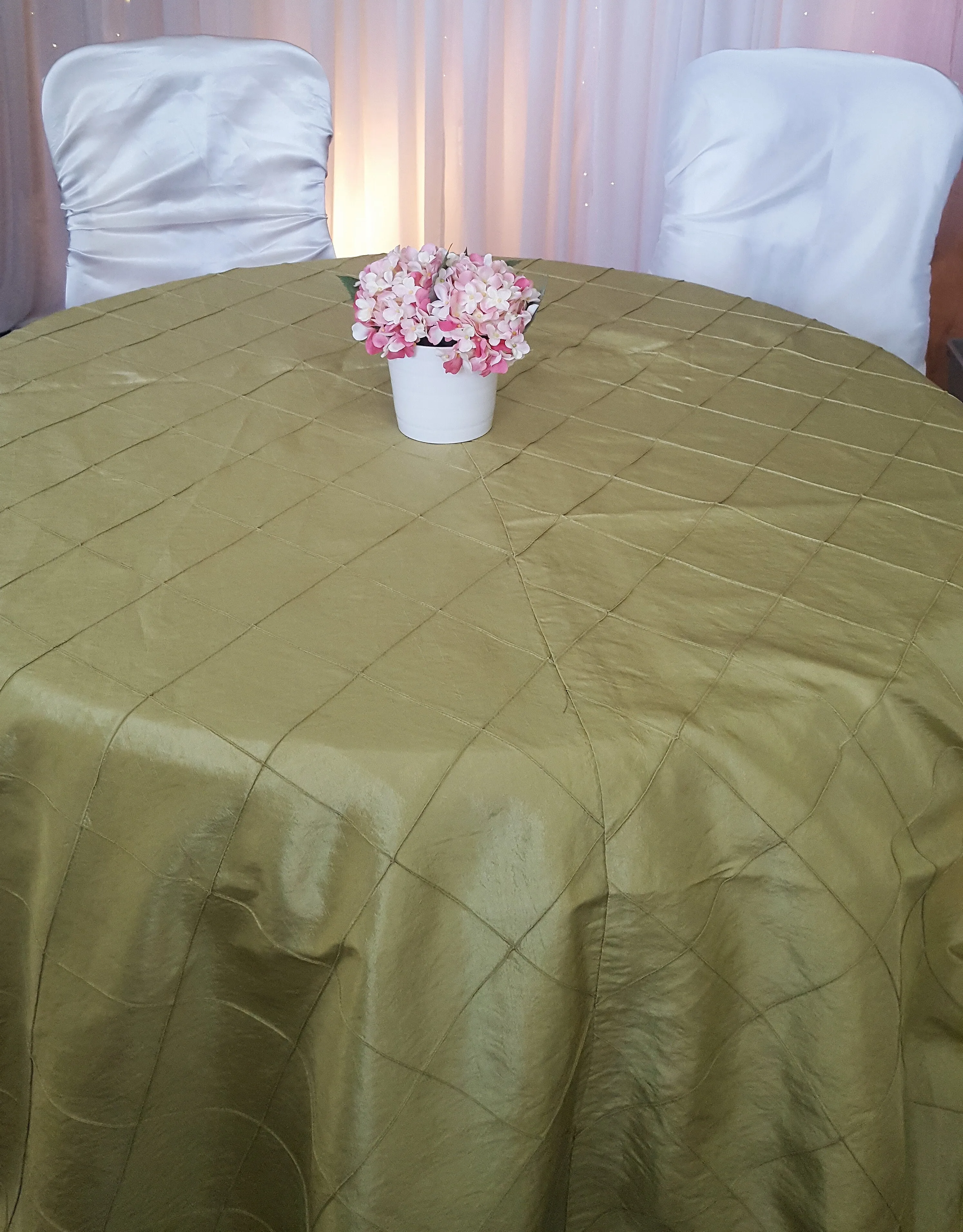 Rectangular Table Linen - 90x156in - Pintuck - Sage