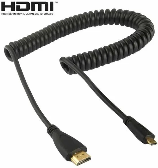 Micro HDMI > HDMI gekruld