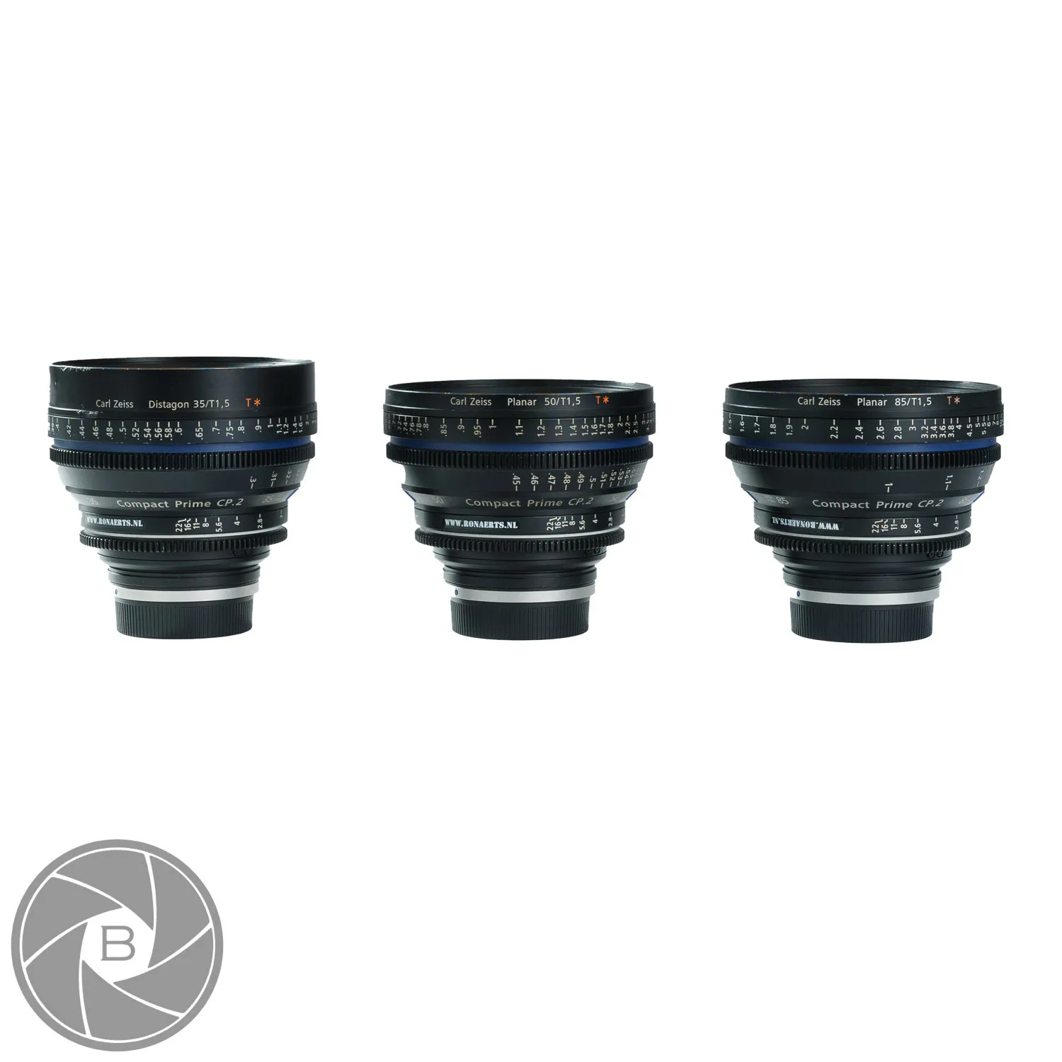 Zeiss CP.2 35-50-85 Set EF-Mount