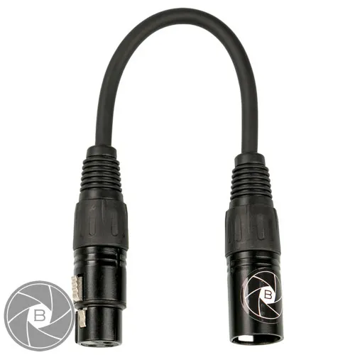 DMX Kabel verloop 5 pin male > 3 pin female