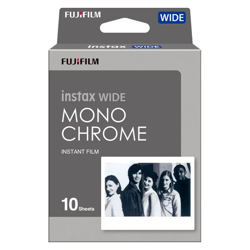 Fujifilm instax wide film zwart wit 10 foto's