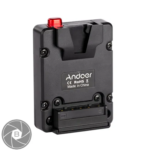 Mini V-mount hotshoe plaat