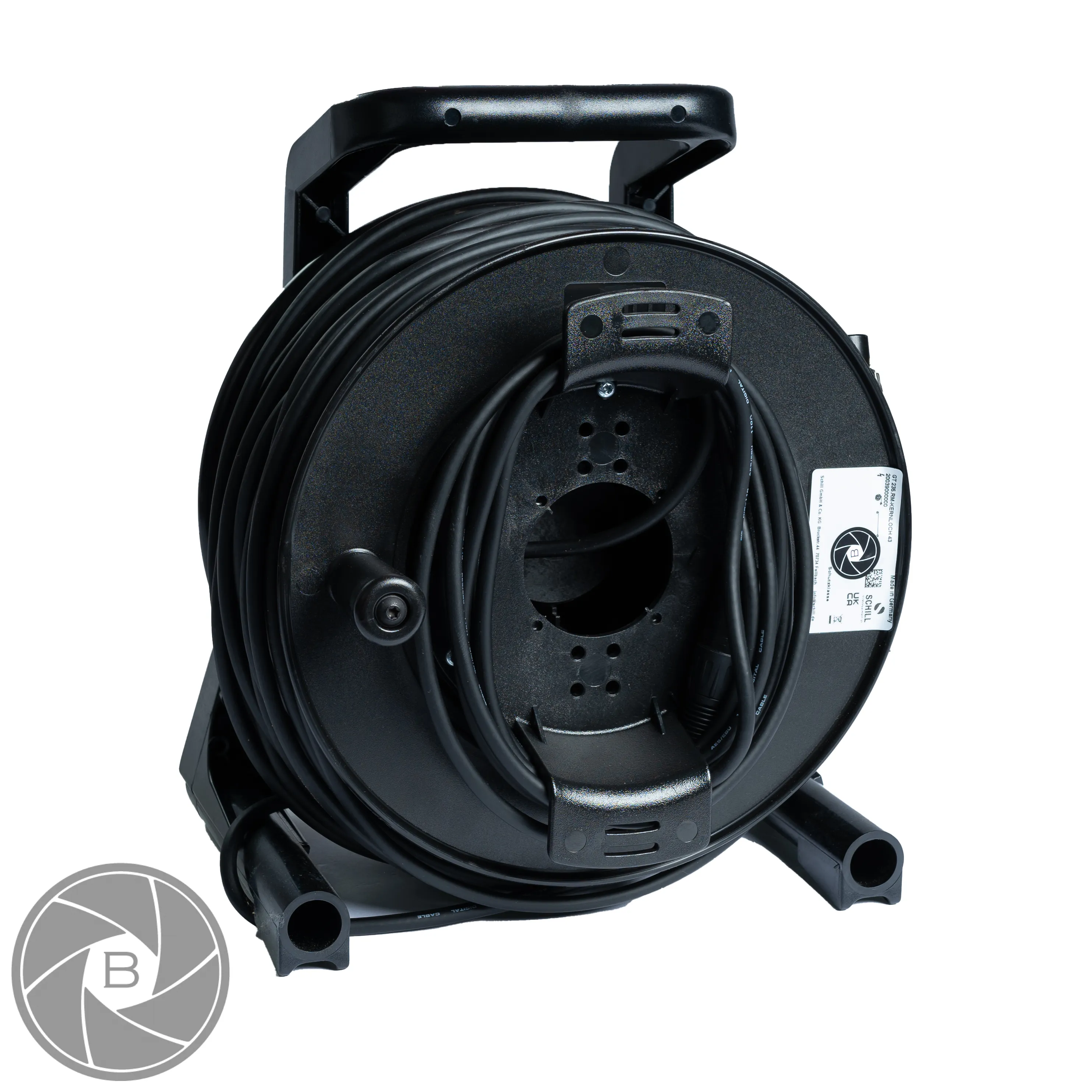 3 pin XLR haspel 60m