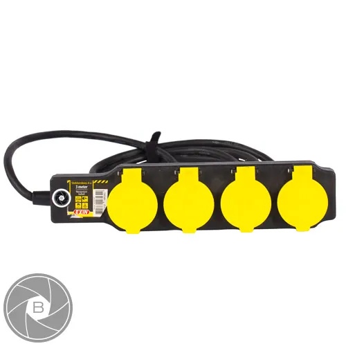 Stekkerdoos 4-voudig 220v