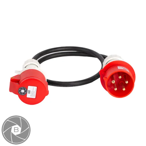 Krachtstroom verloop 16A > 32A 