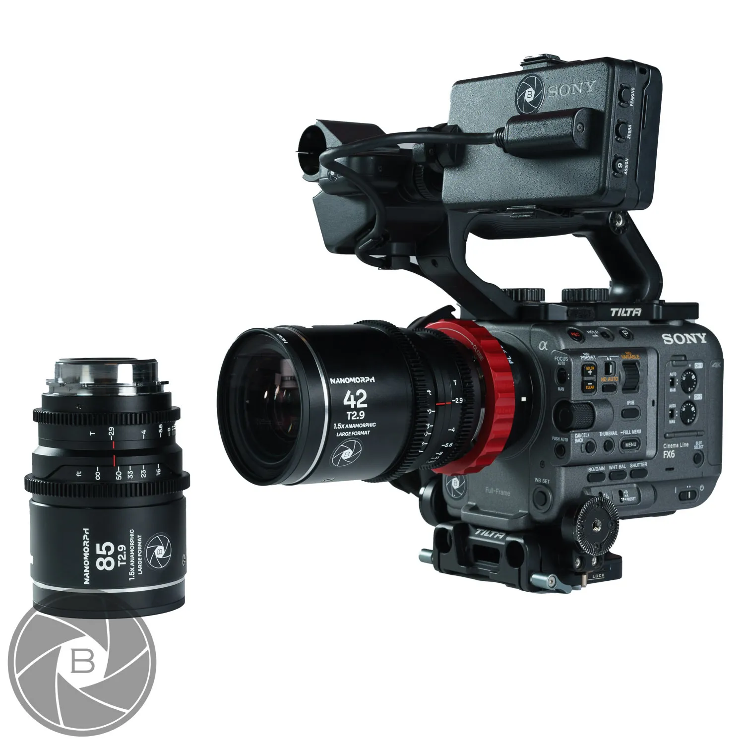 Sony FX6 + Nanomorph 42 & 85mm T2.9