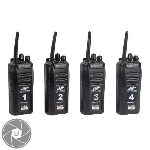 4x kenwood portofoon