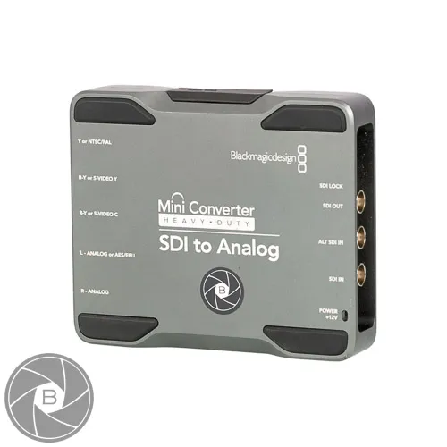 Blackmagic SDI > analog