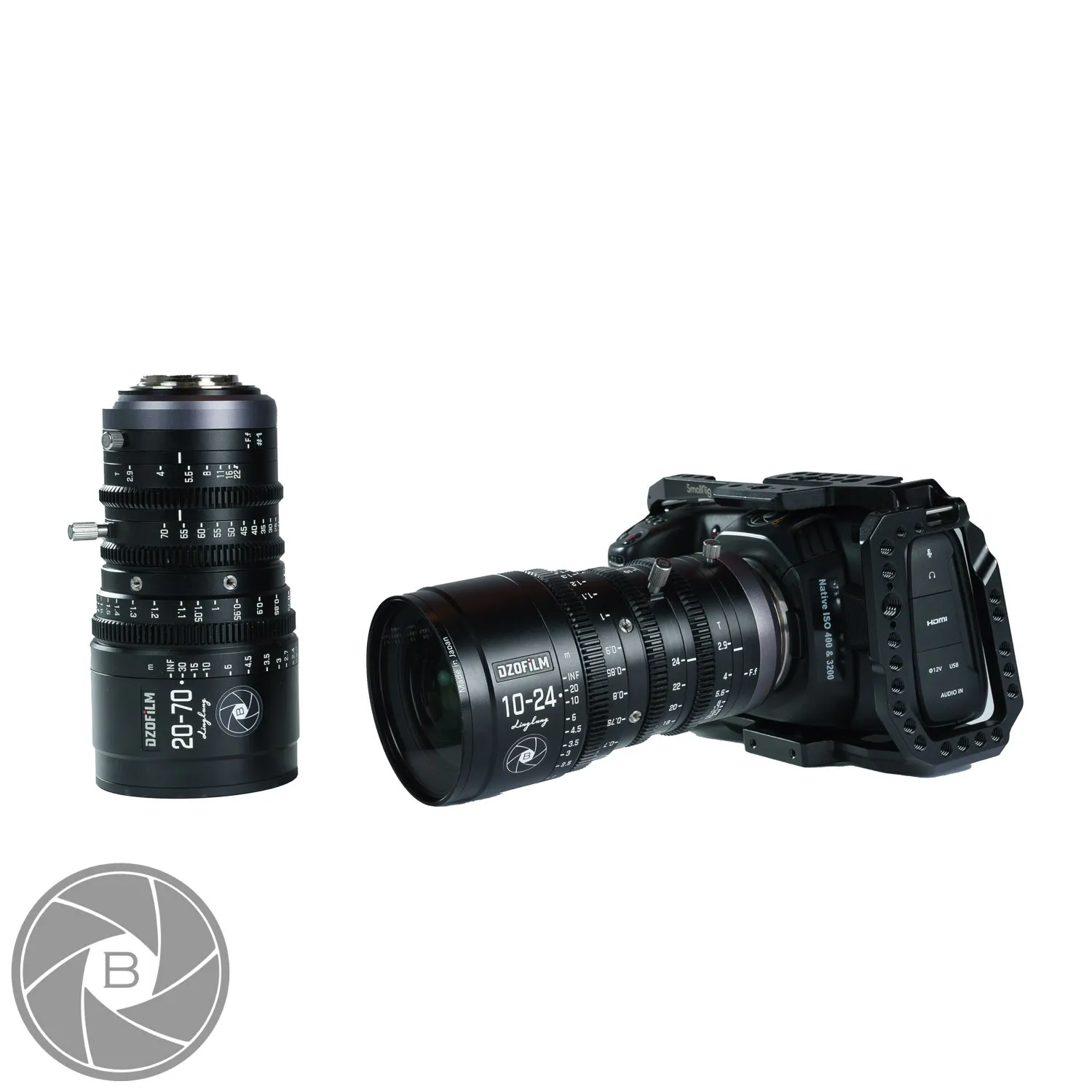Blackmagic Pocket 4k + Linglung 10-24 & 20-70 T2.9