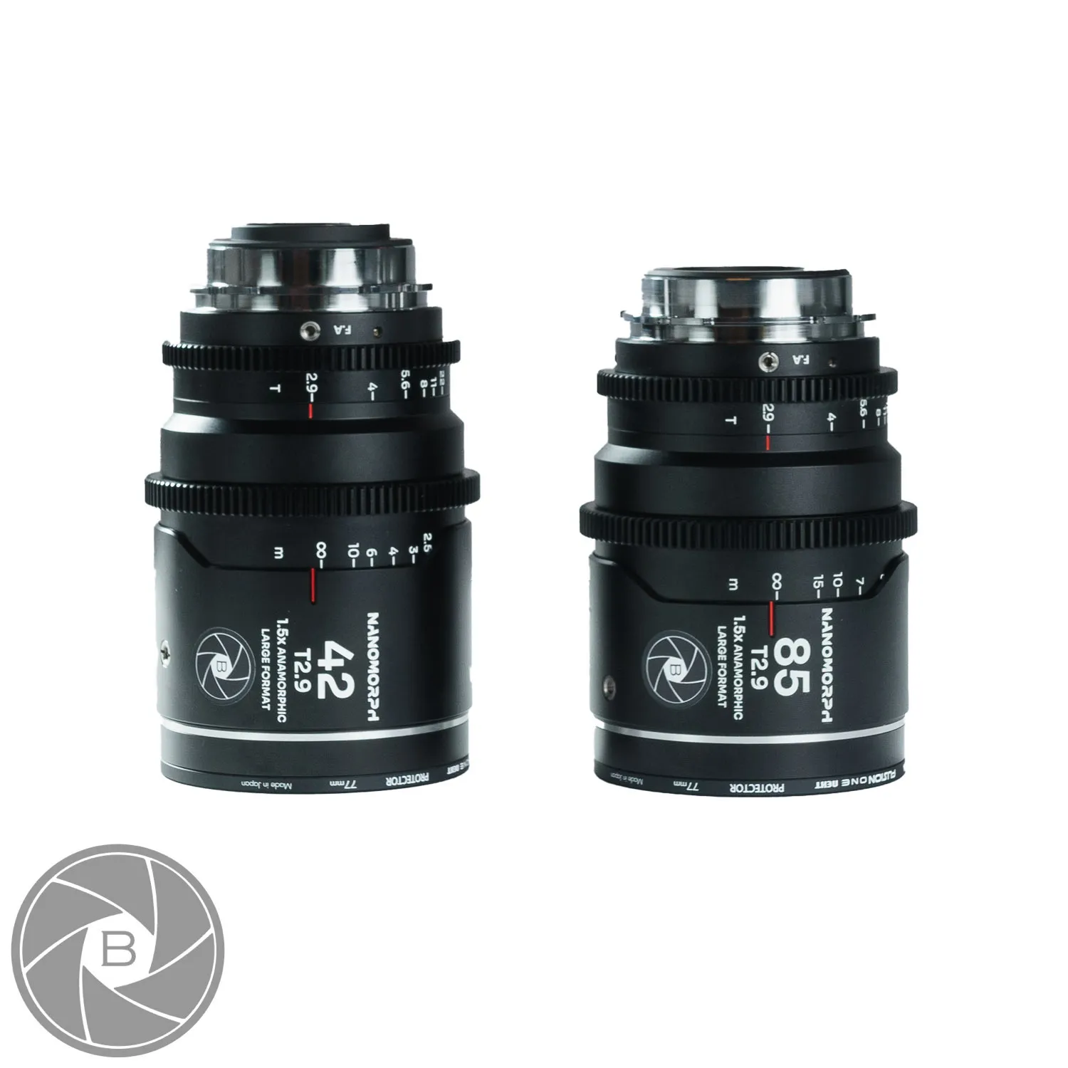 Laowa Nanomorph LF 42 & 85mm PL-Mount T2.9 / 1.5x Anamorphic silver 