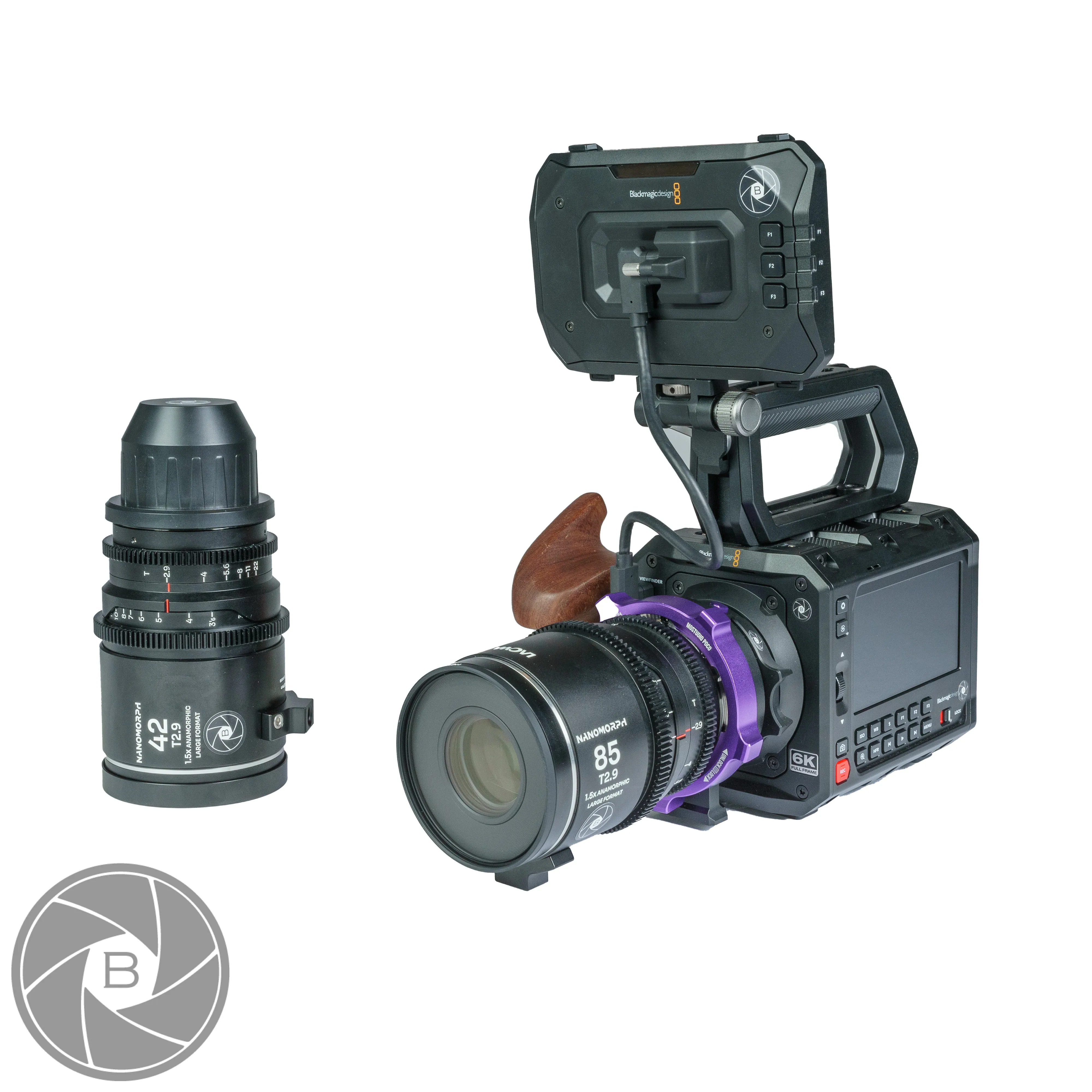 Blackmagic Pyxis 6k + Nanomorph 42 & 85mm T2.9