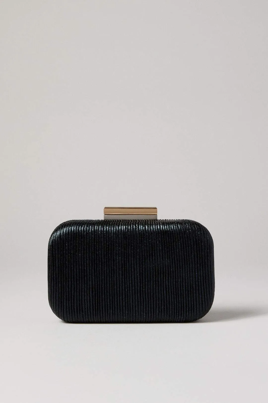 Black Pleated Clutch