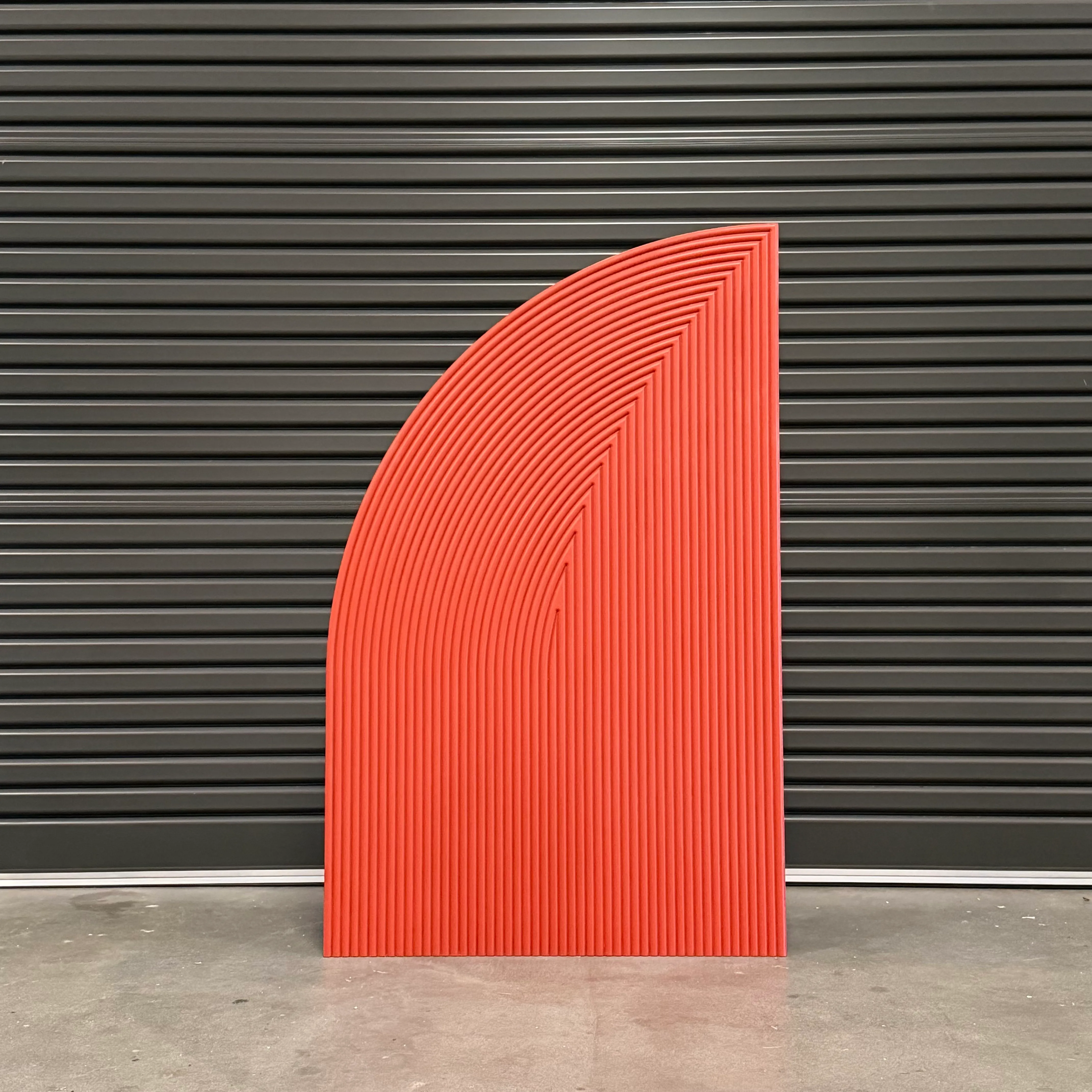 Red Ripple Sail Backdrop