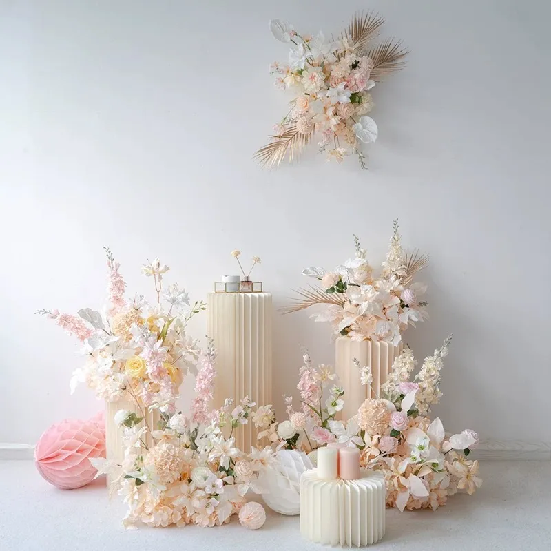 Champagne floral styling set