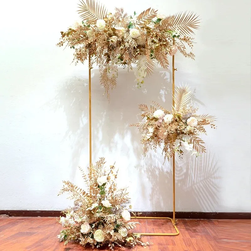 Champagne Floral Pillar