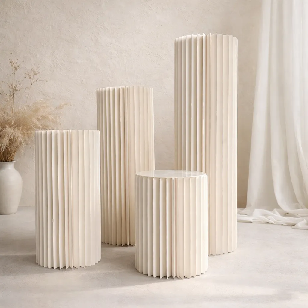 White Cake Stand Plinth