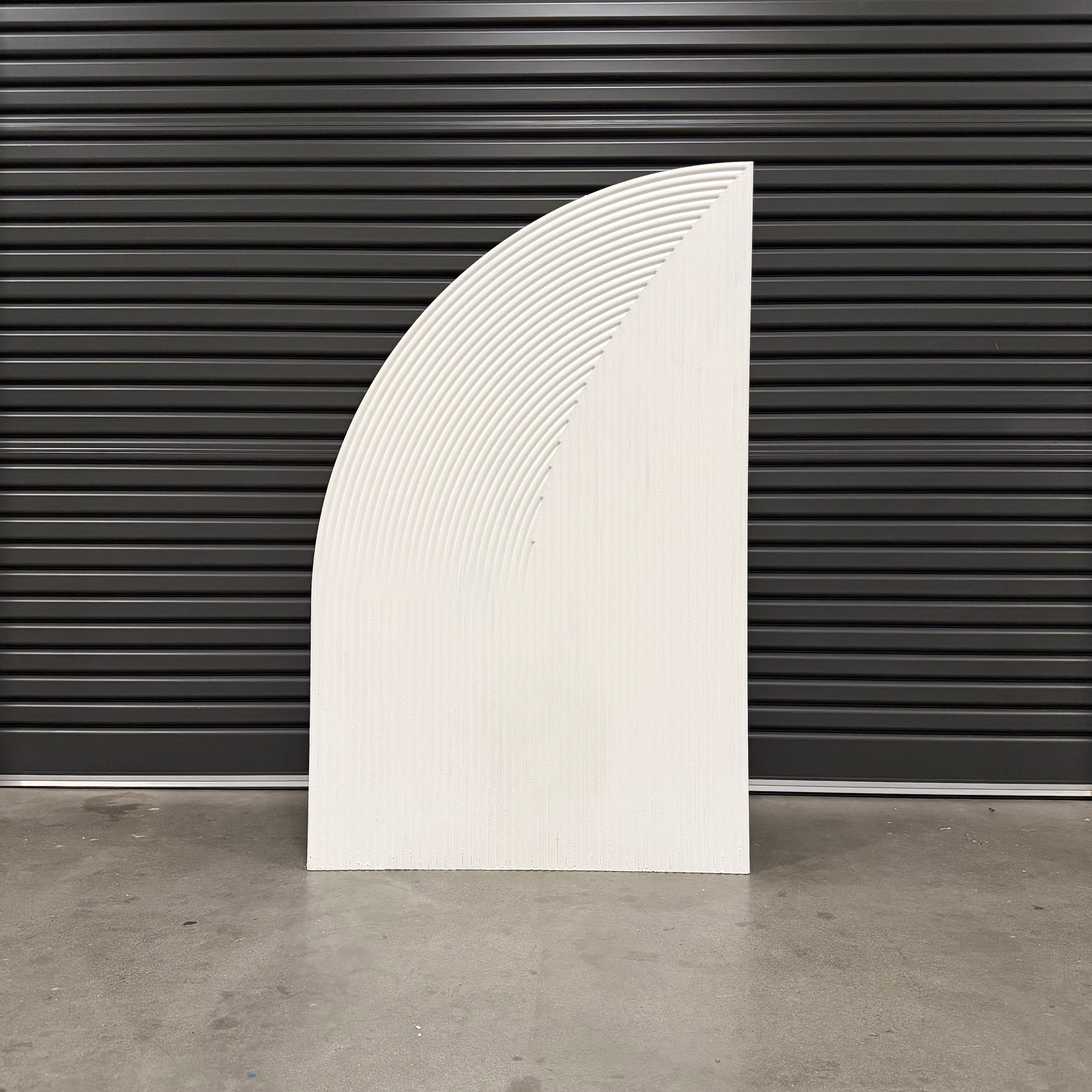 White Ripple Sail Backdrop
