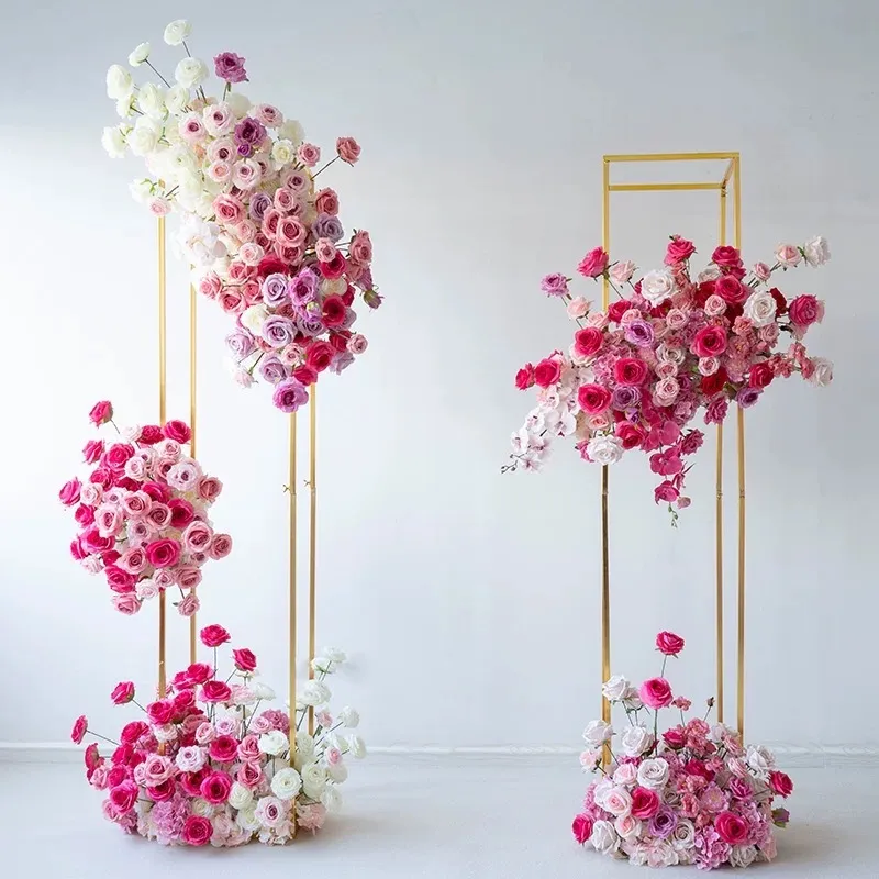 Pink Flower Pillar