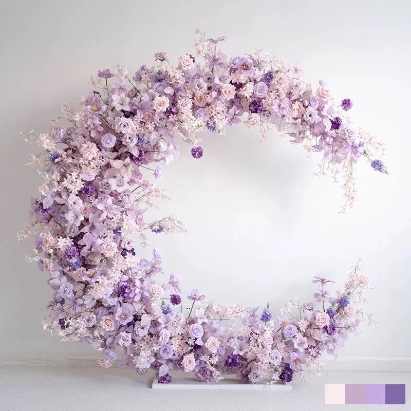 Lavender  Moon Flower Arch Backdrop