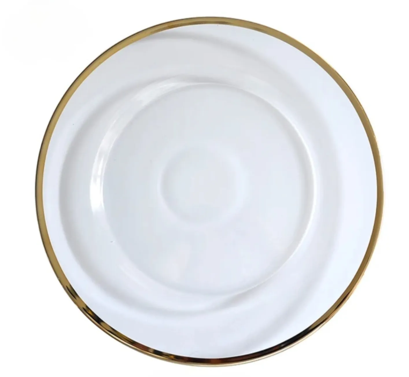 Platzteller Gold Rim