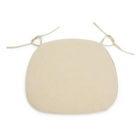 Leinen-Sitzkissen für Crossback-Stühle