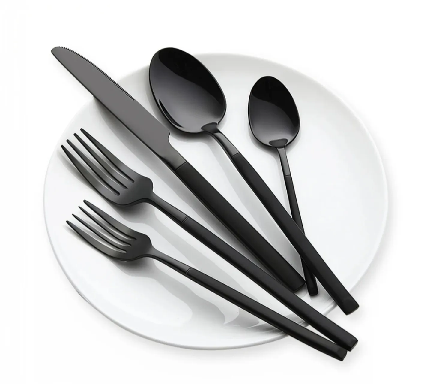 Besteck-Set Schwarz