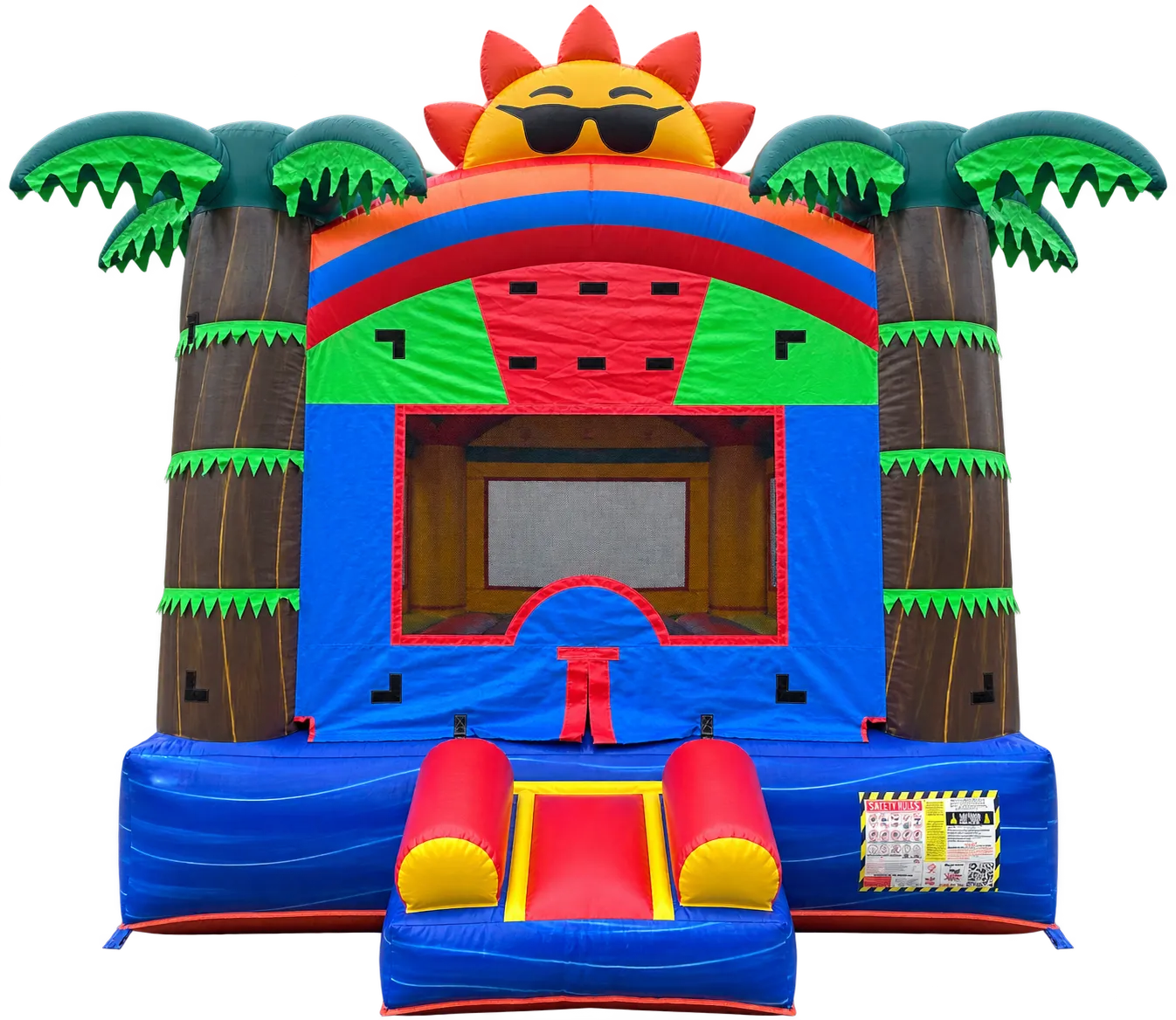 Sunny Tropical Bounce House