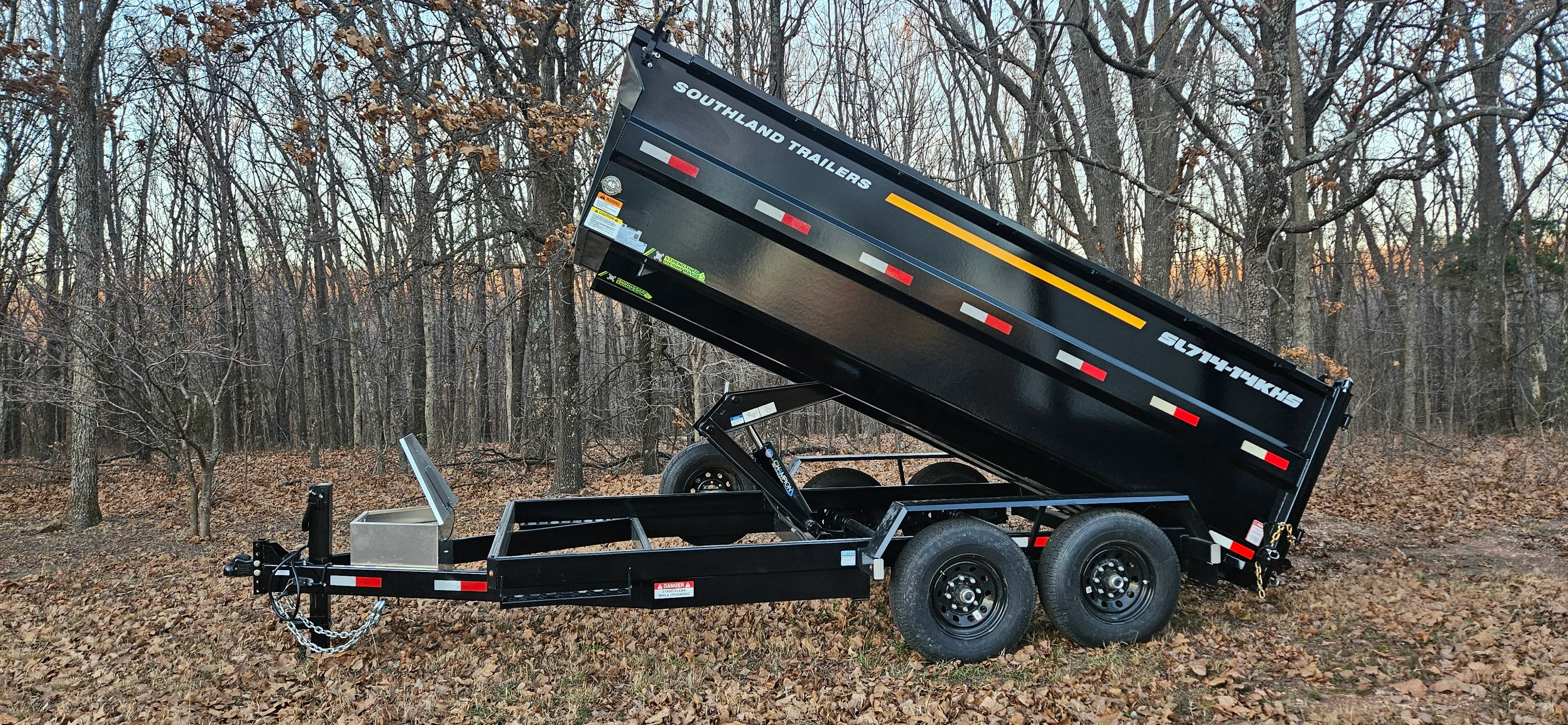 14' Hydraulic Dump Trailer 14k