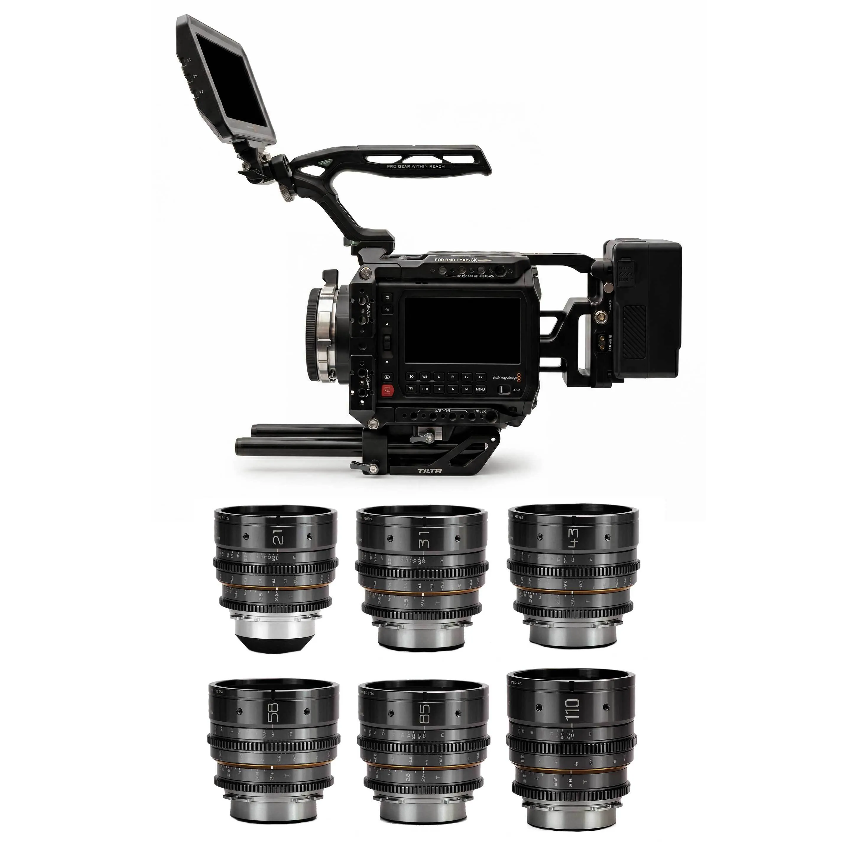 Blackmagic PYXIS 6K + Dulens Vintage Primes