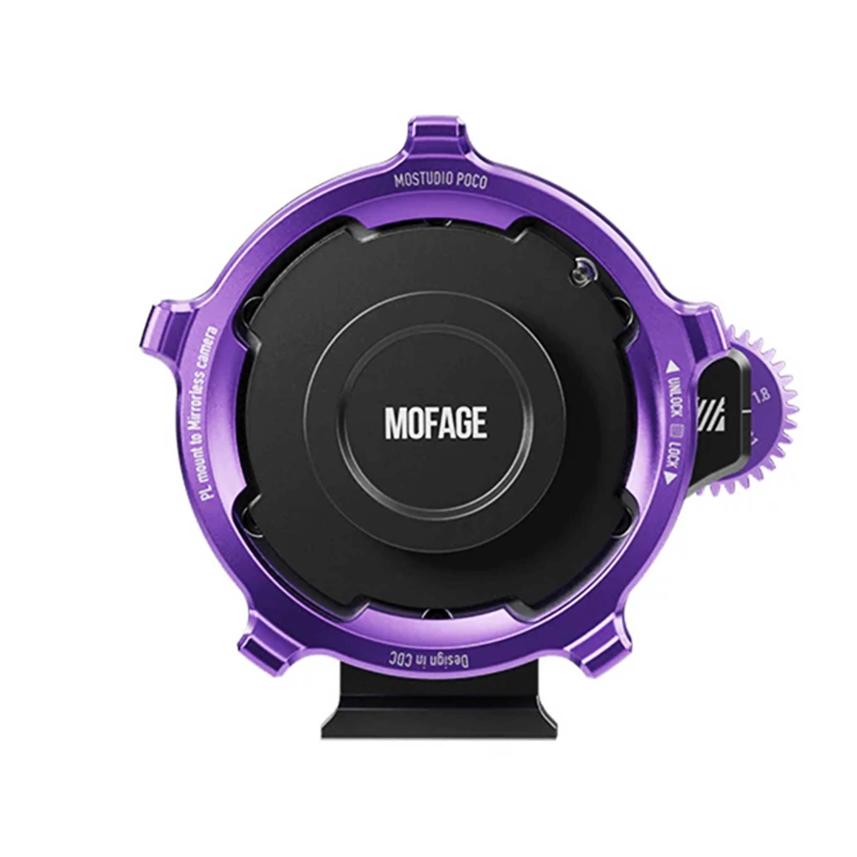 Mofage POCO PL-L or PL-E Mount Lens Adaptor with VND