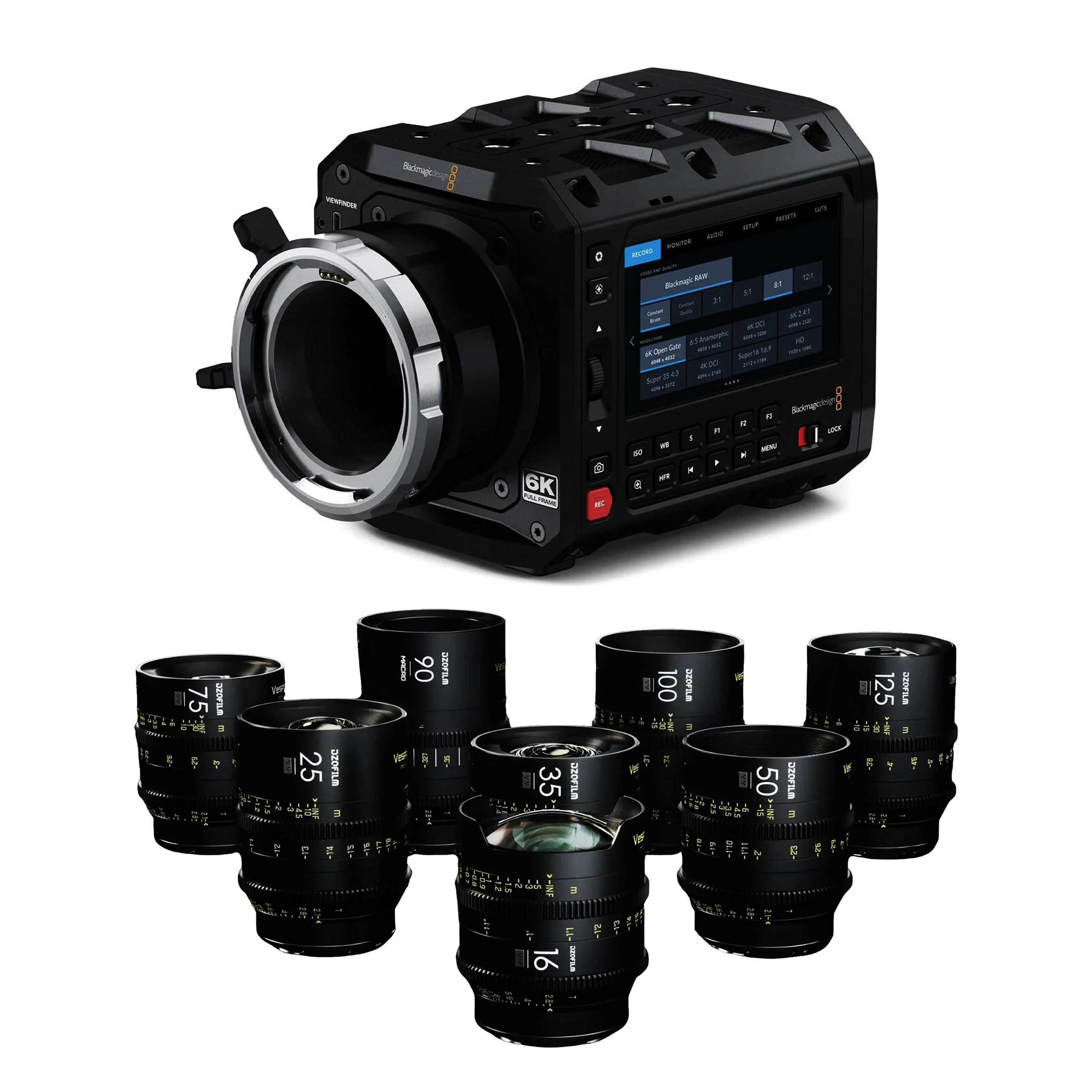 Blackmagic PYXIS 6K + DZO Vespid Primes
