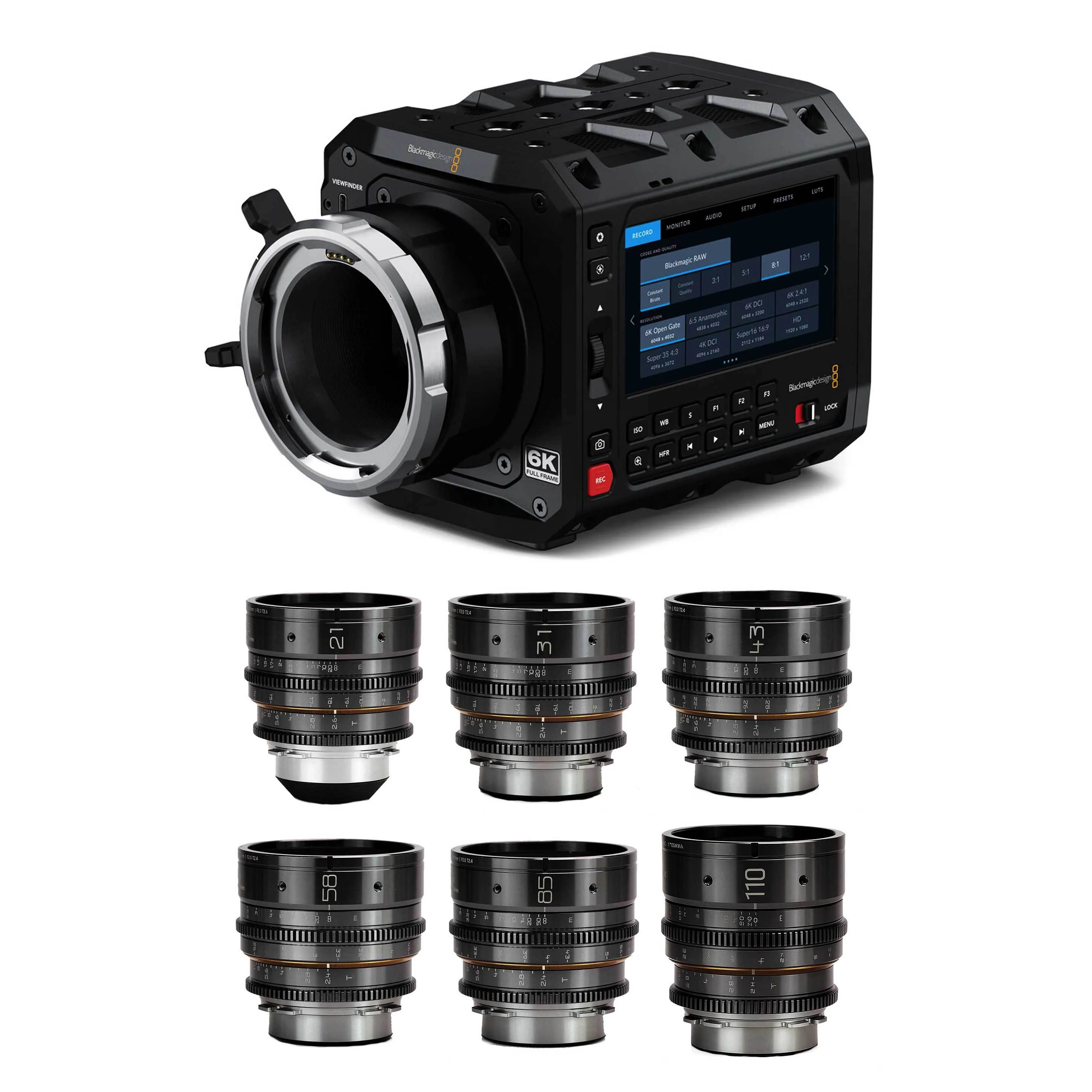 Blackmagic PYXIS 6K + Dulens Vintage Primes