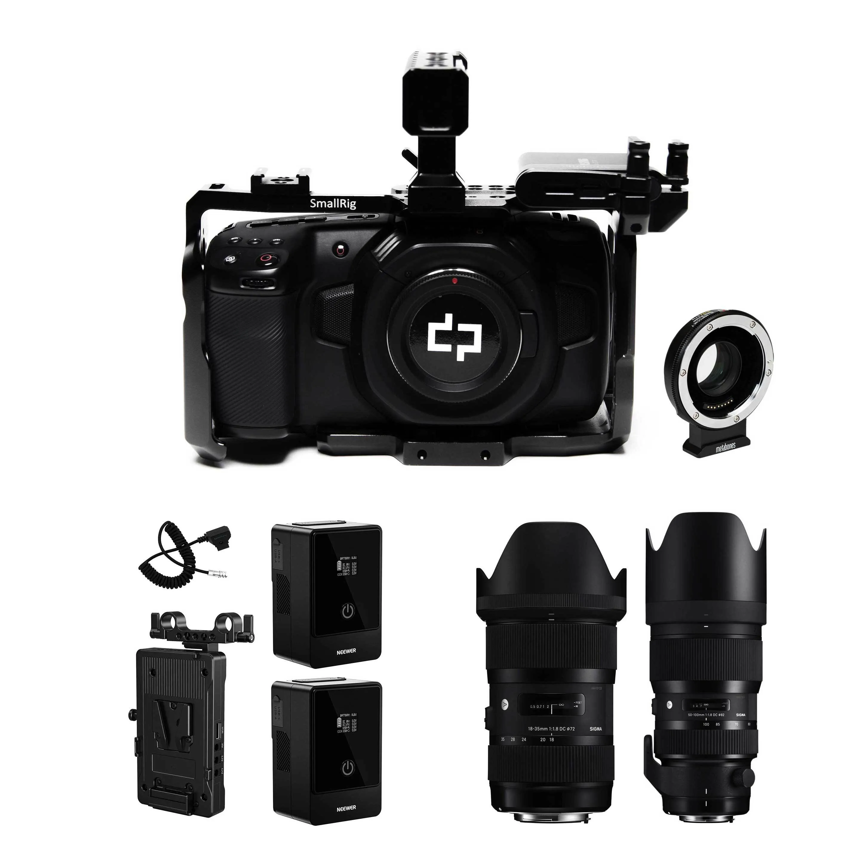 BMPCC 4K V-Lock Kit + Sigma Art Zooms