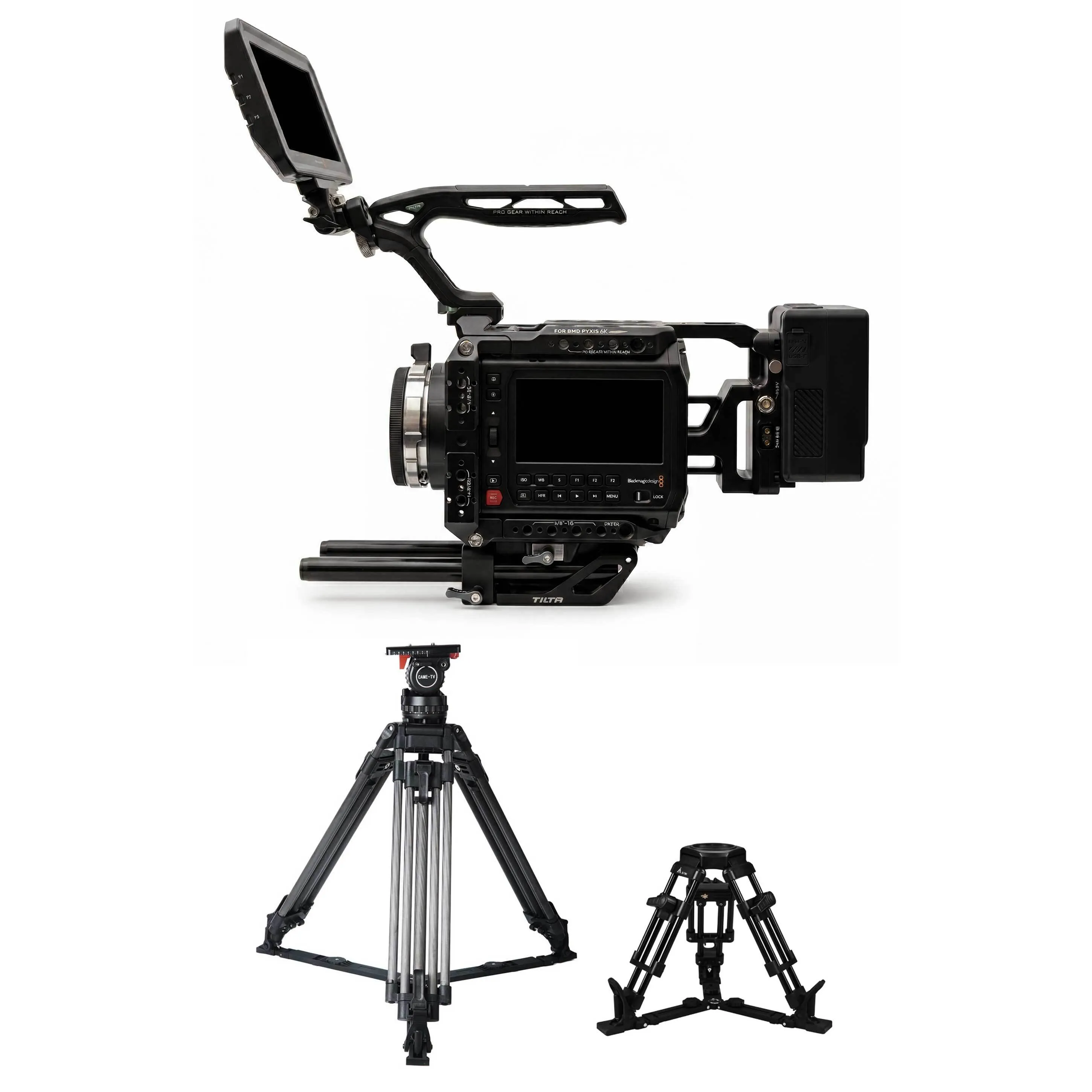Blackmagic PYXIS 6K + Cine Tripod and Baby Legs
