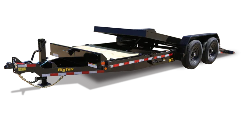 20ft 16/4 Big Tex Tilt Deck Trailer 14K