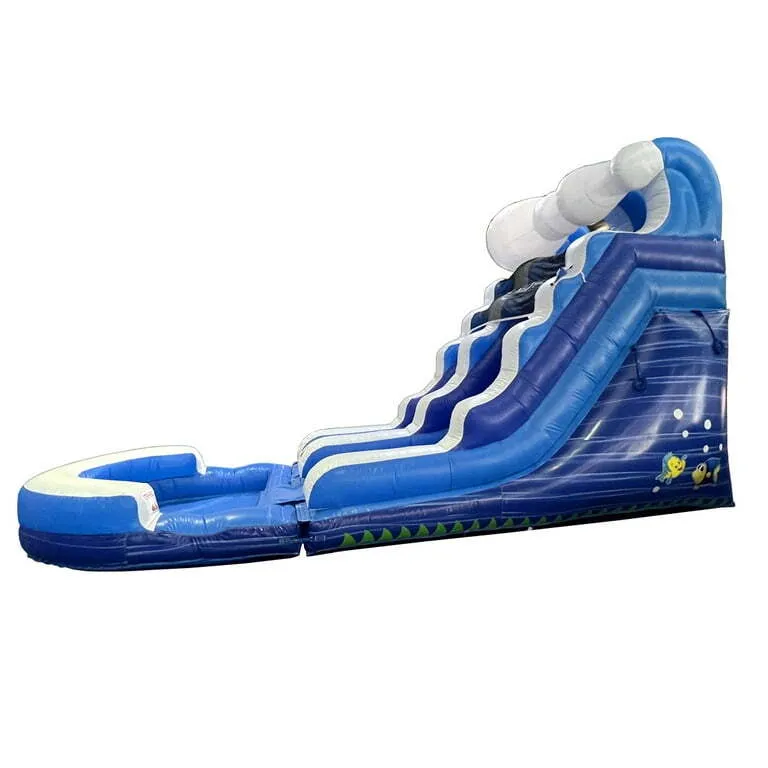 Blue Wave 15ft Water Slide