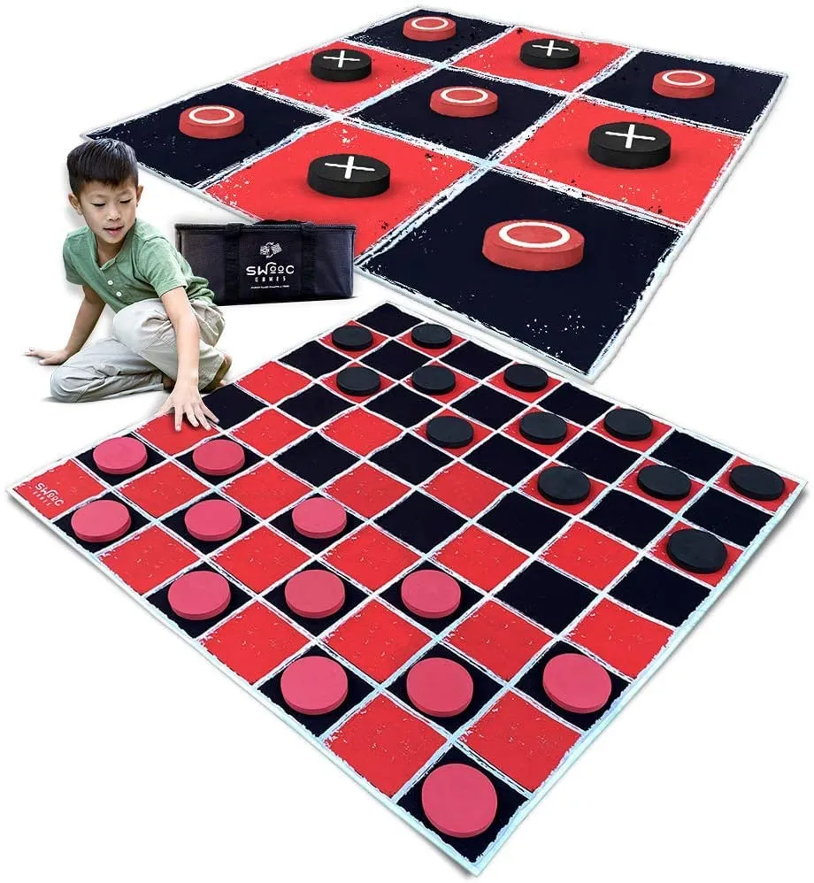 Giant Checkers/Tic-Tac-Toe