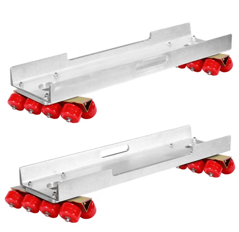 Modern Studio Skateboard Wheels with Channels Set of 2 - Soft Wheels